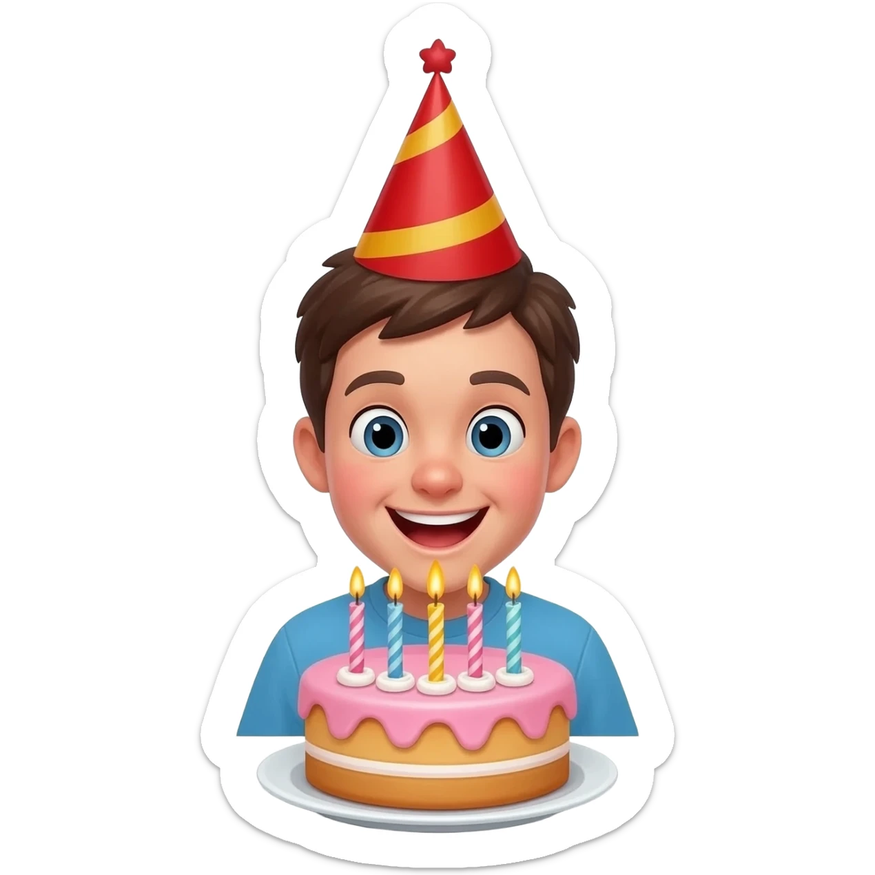 cumpleaños fiestero sticker