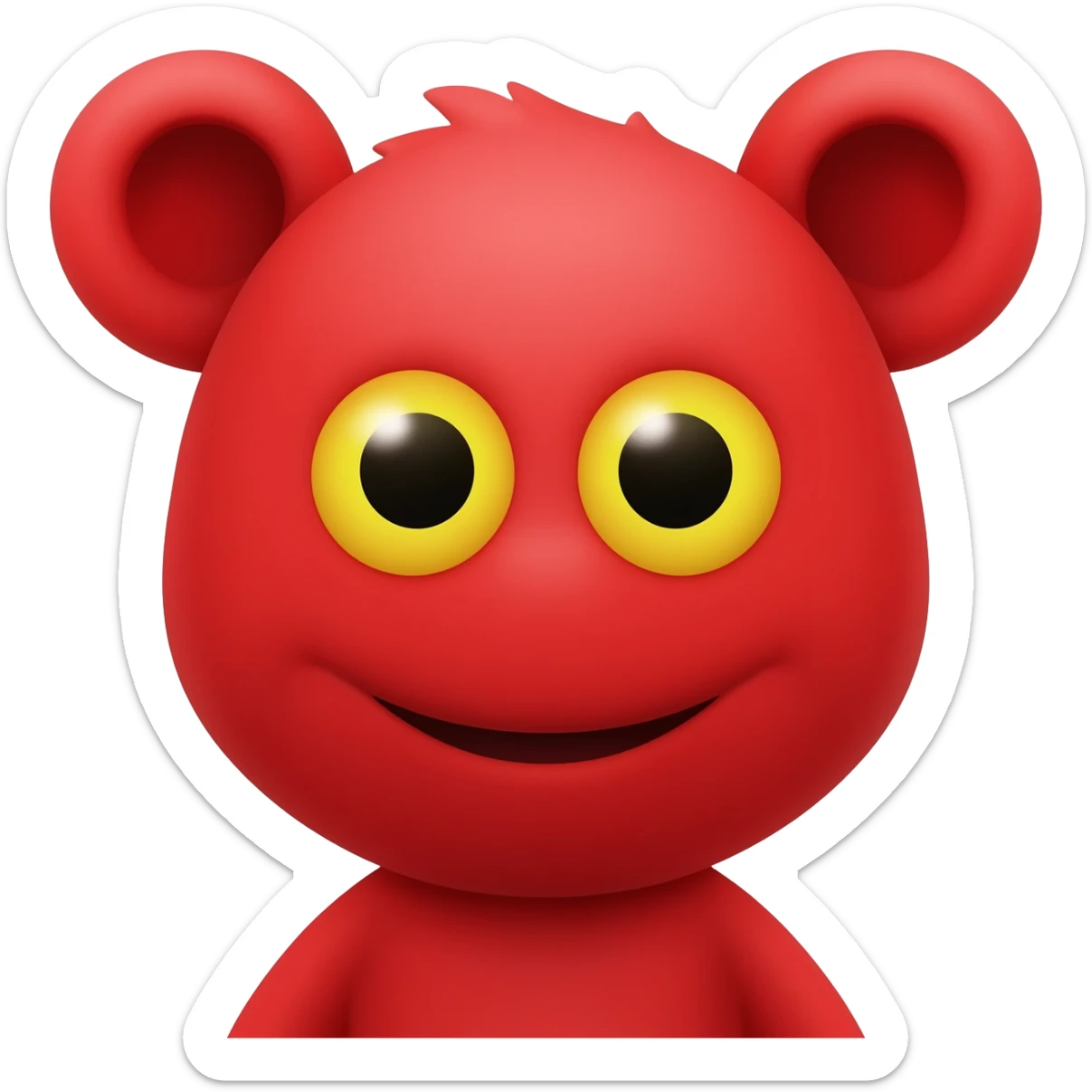 Emoji elmo caracter sticker