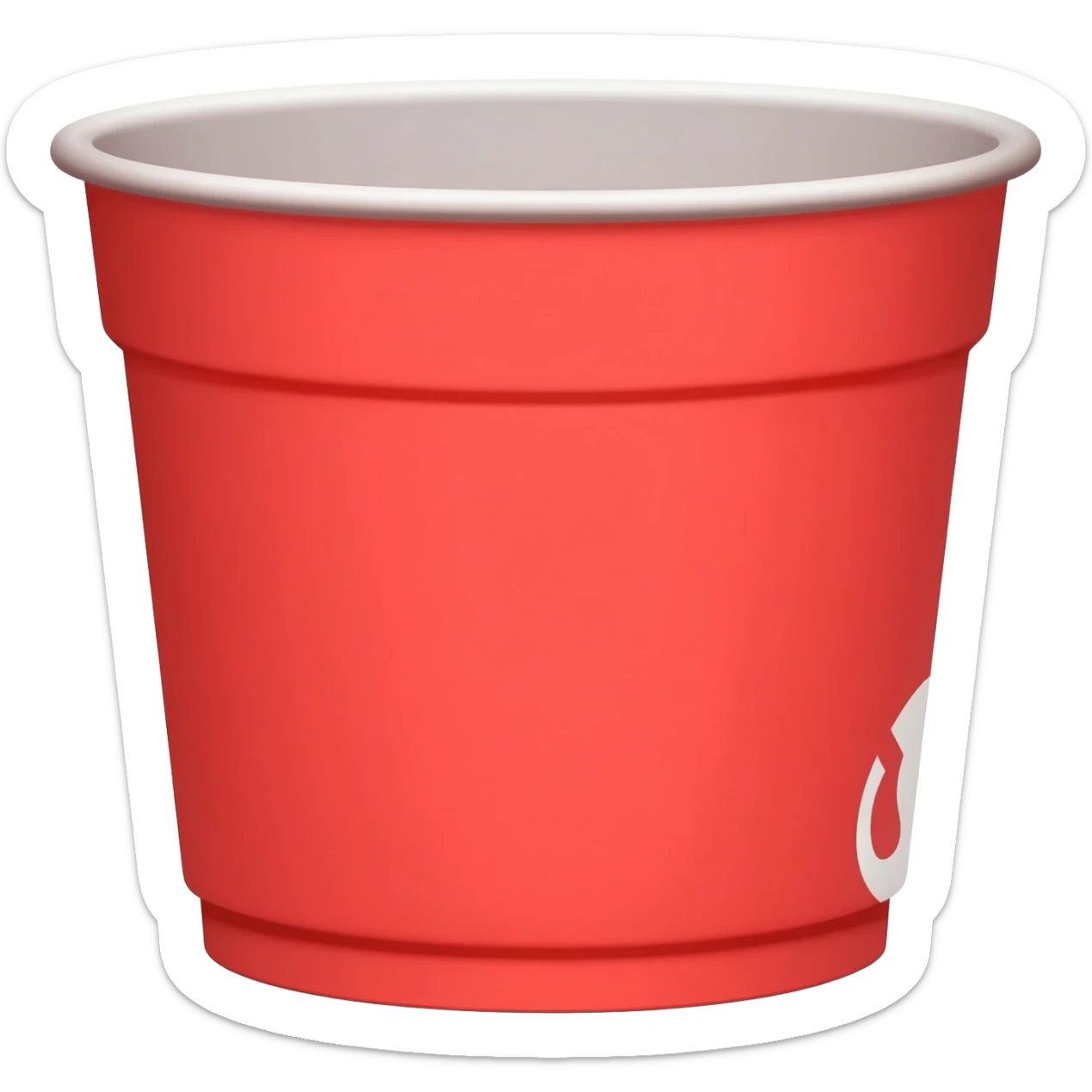 Red solo cup sticker