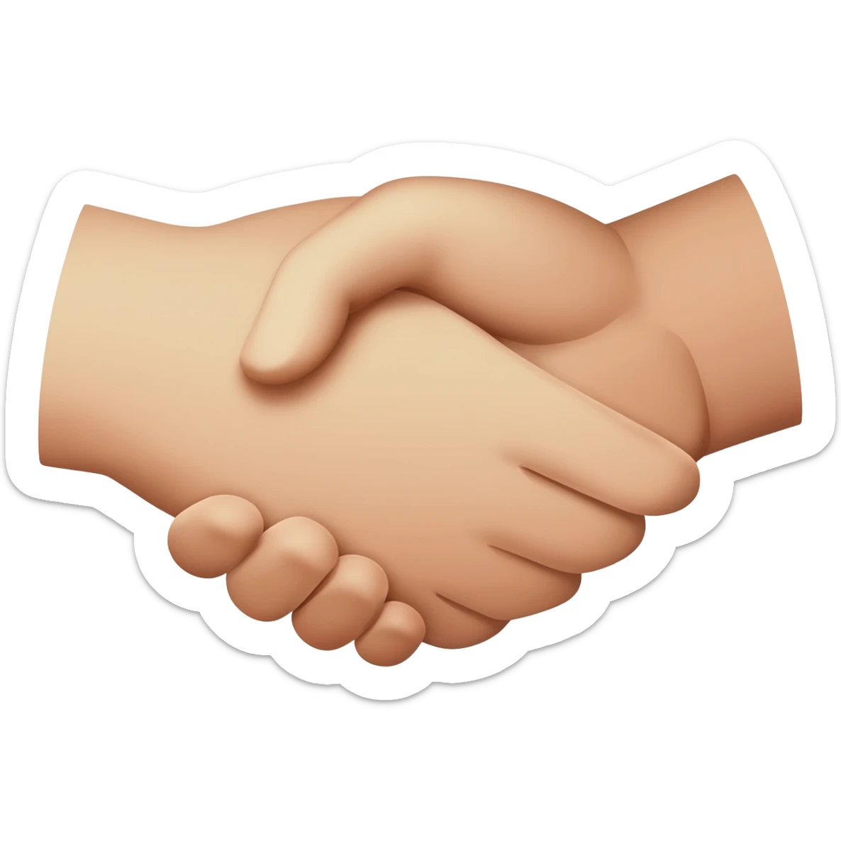handshake sticker