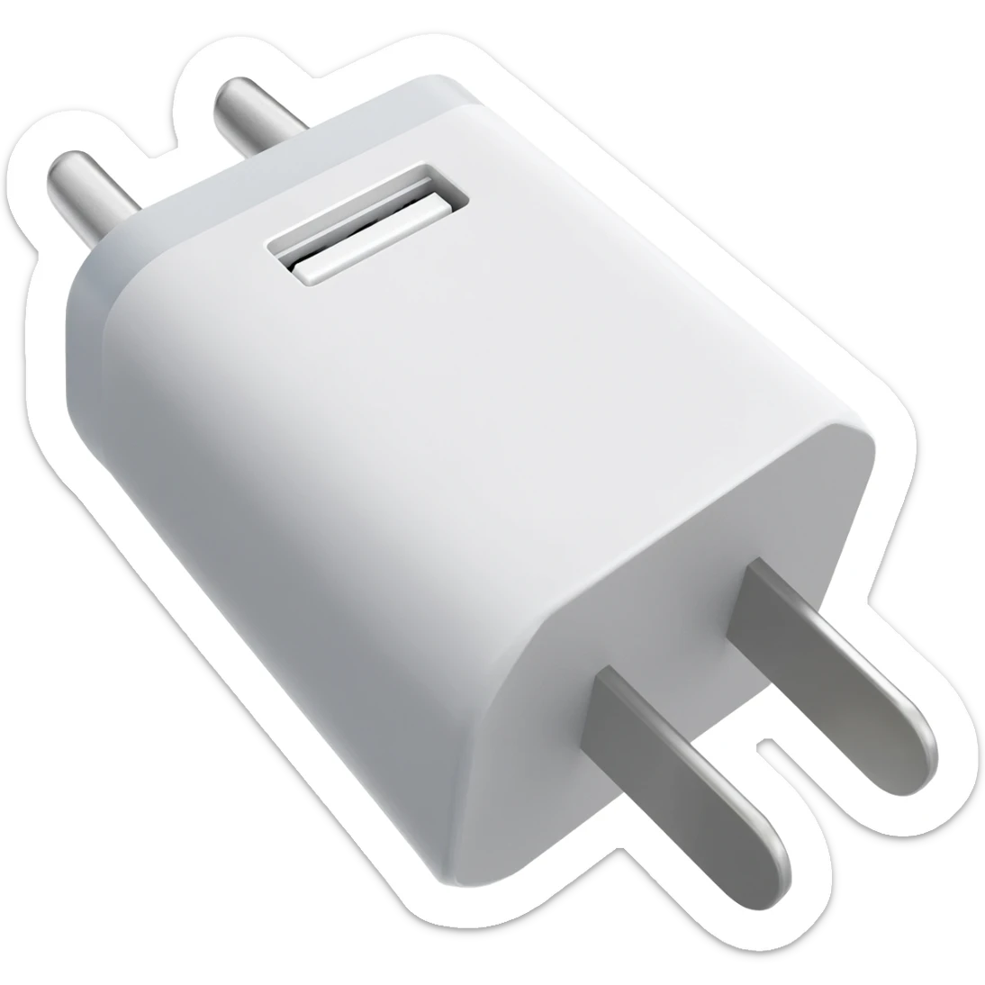 phone charger sticker