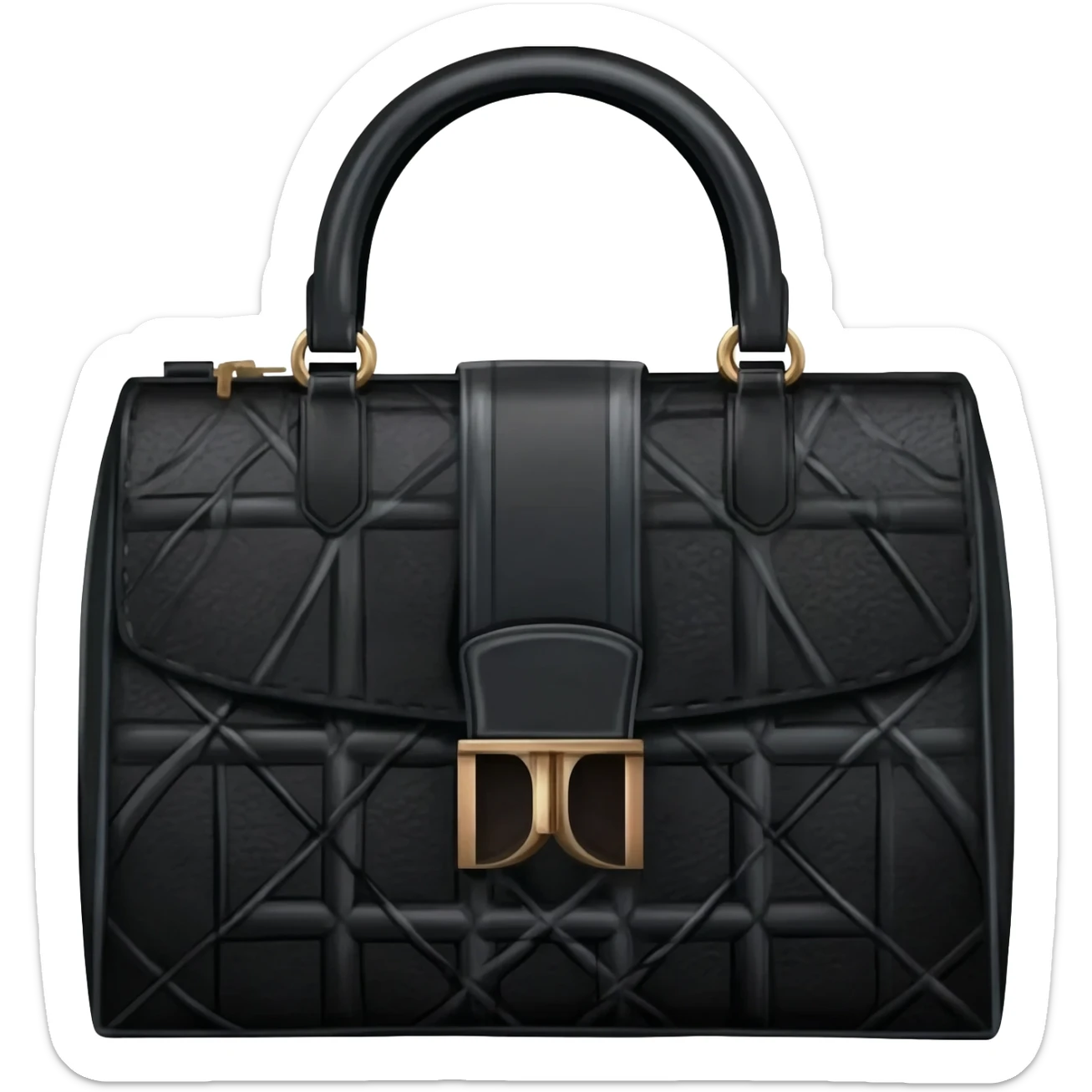 black color lady dior bag sticker