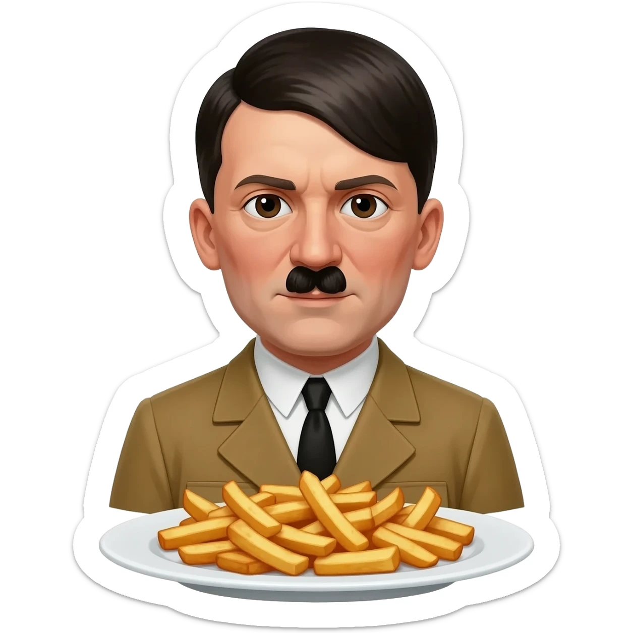 Hitler et poutine sticker