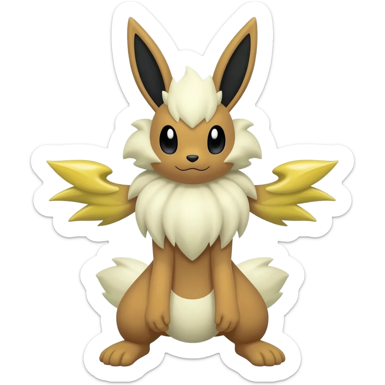 Shiny Furret-Absol-Noibat-Hybrid (Full body) sticker
