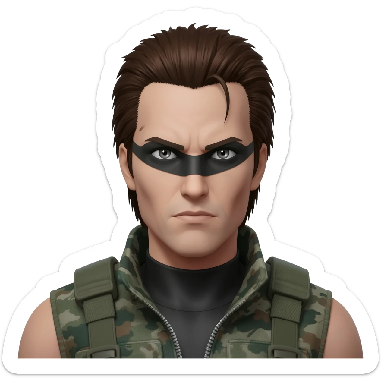 Snake from metal gear sticker