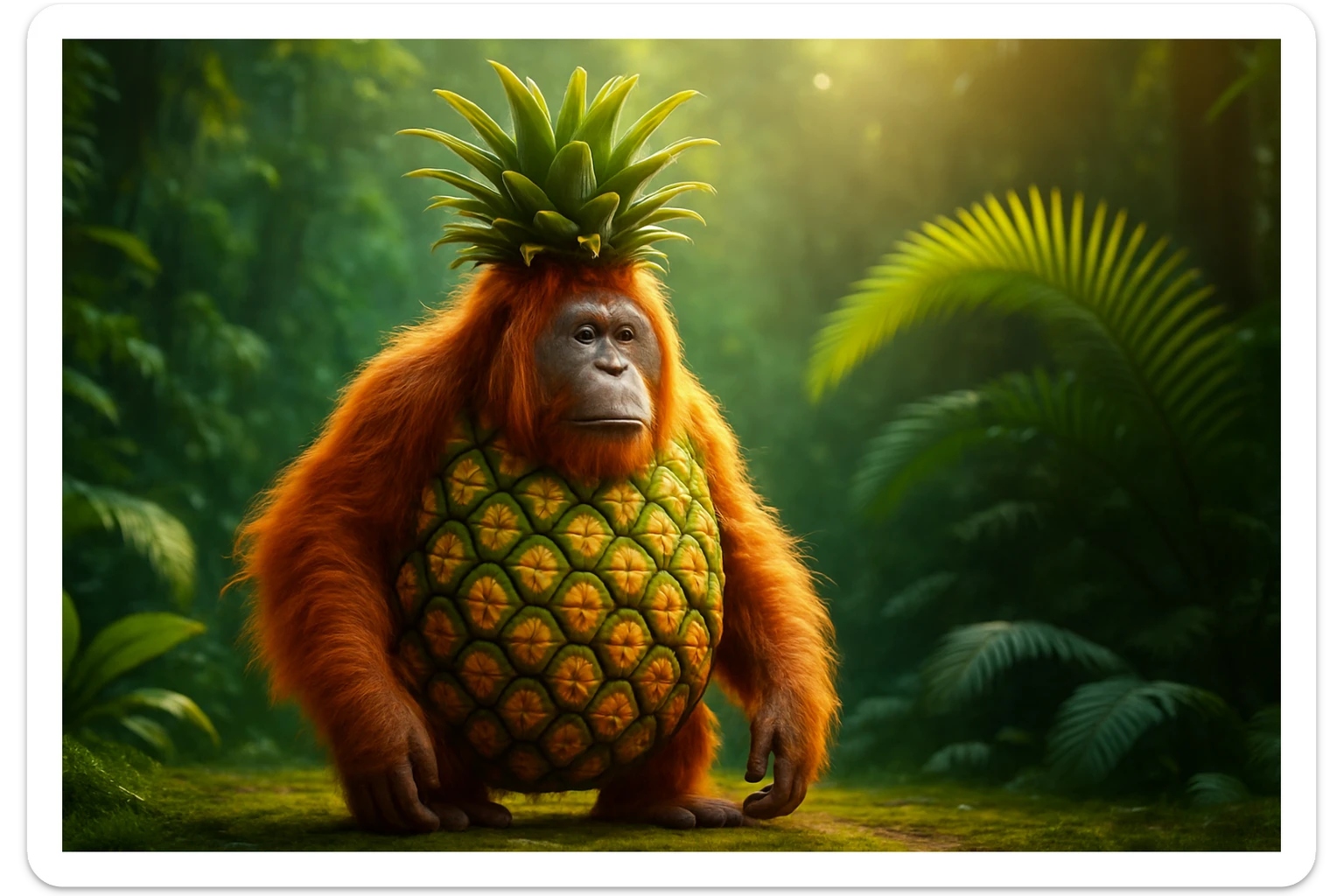 crea una fotografia ratio 16.9 identica a esta no debes cambiar nada solo darmela en estilo Foto hiper realista,no debes agrgar elementos ni letras todo debe permanecer igual y con la isma paleta de colores y expresiones.puede arreglar unpoco parta qsean mas vivos los colores sticker