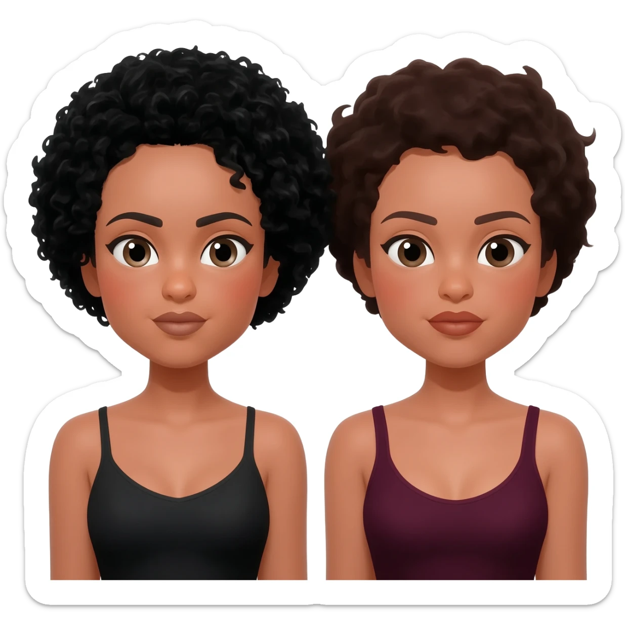 Black lesbians sticker
