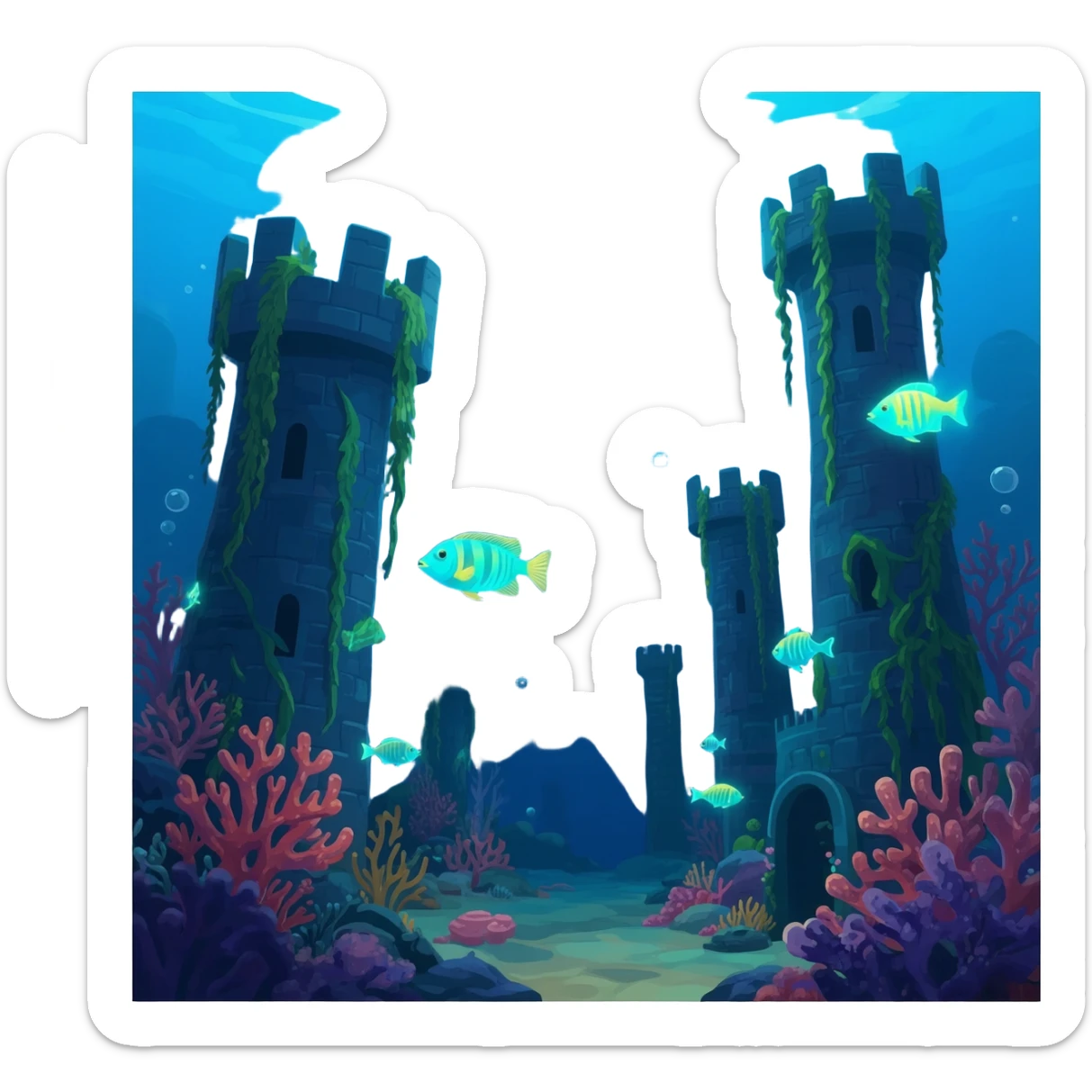 underwater_castle sticker