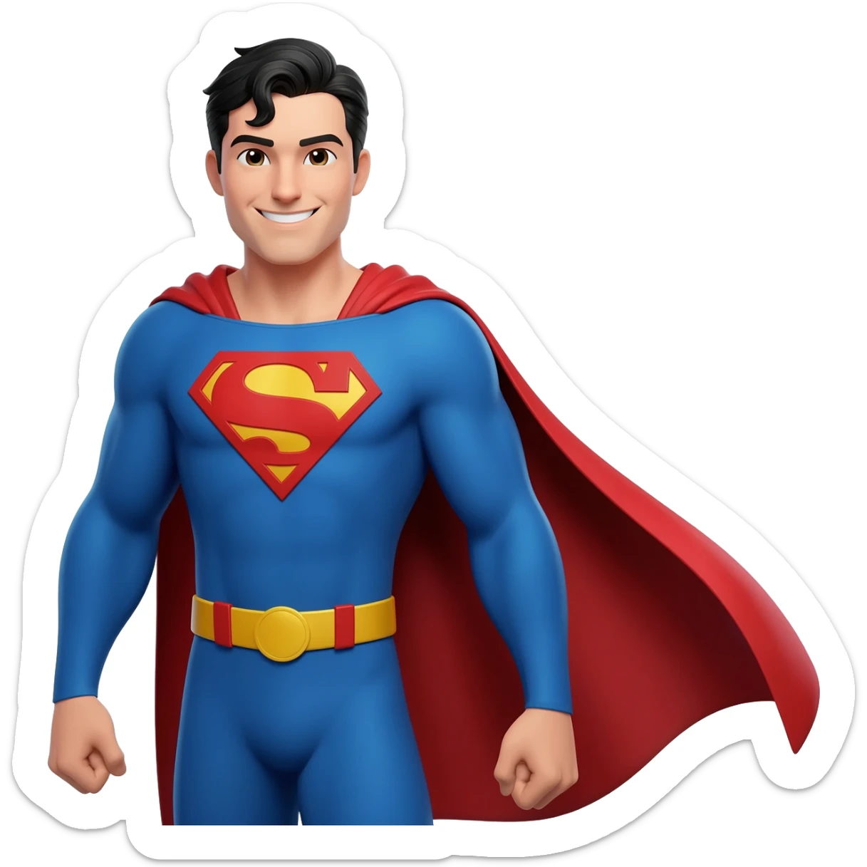 superman emoji sticker