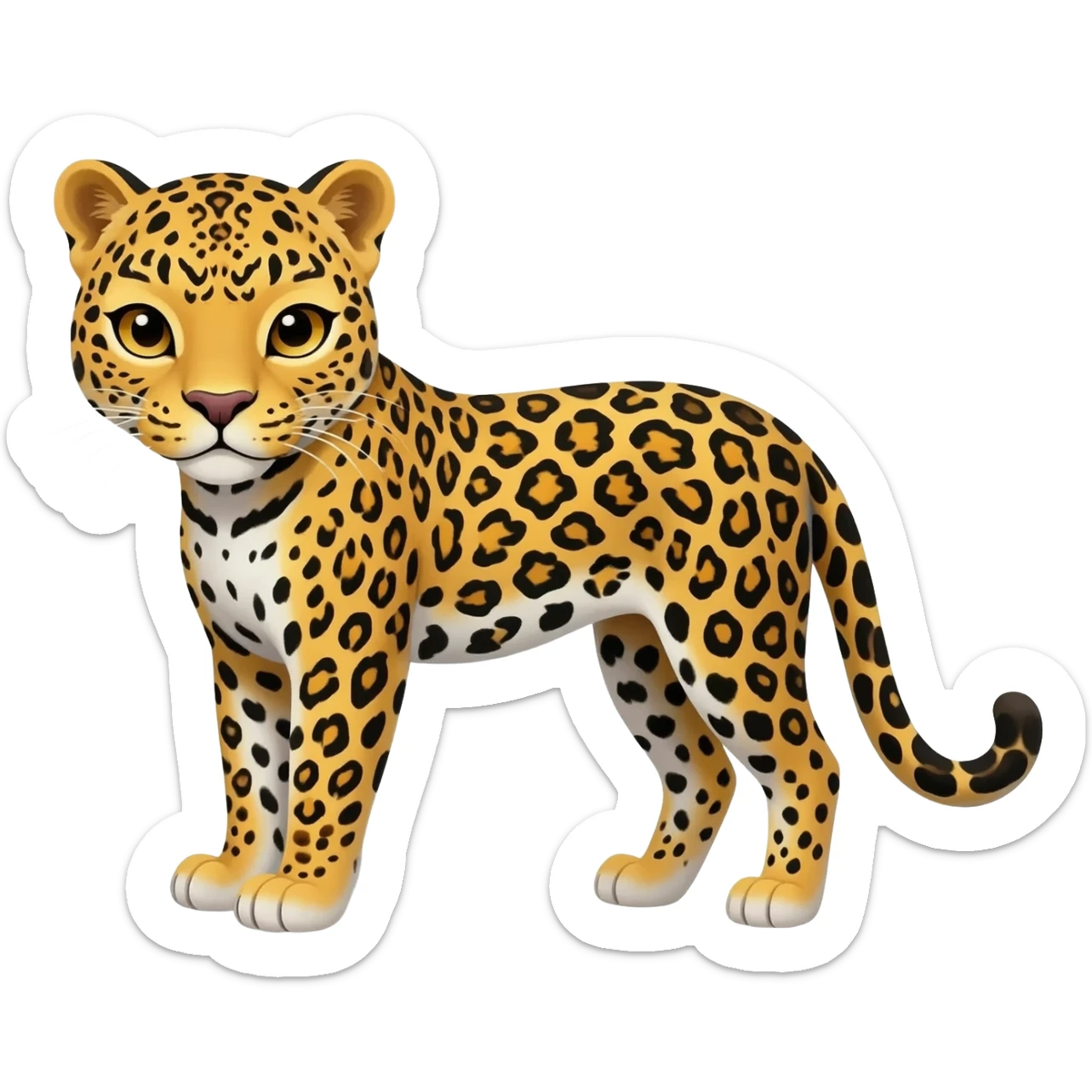 noeux léopard sticker