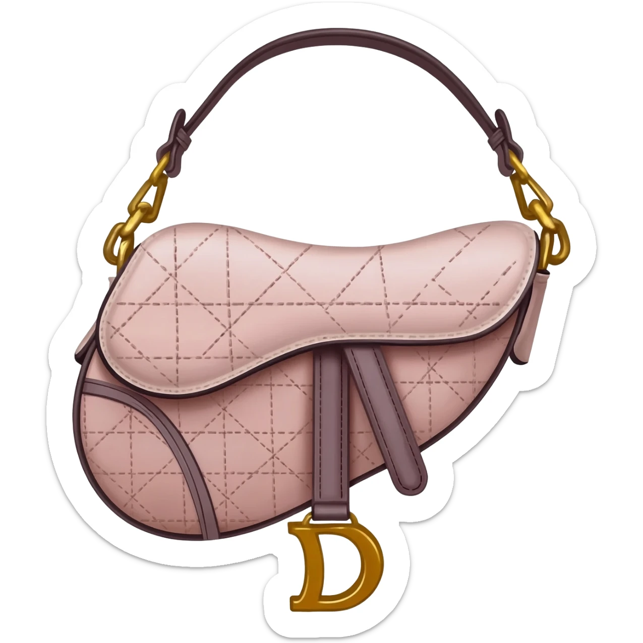 spring dior saddle bag sticker