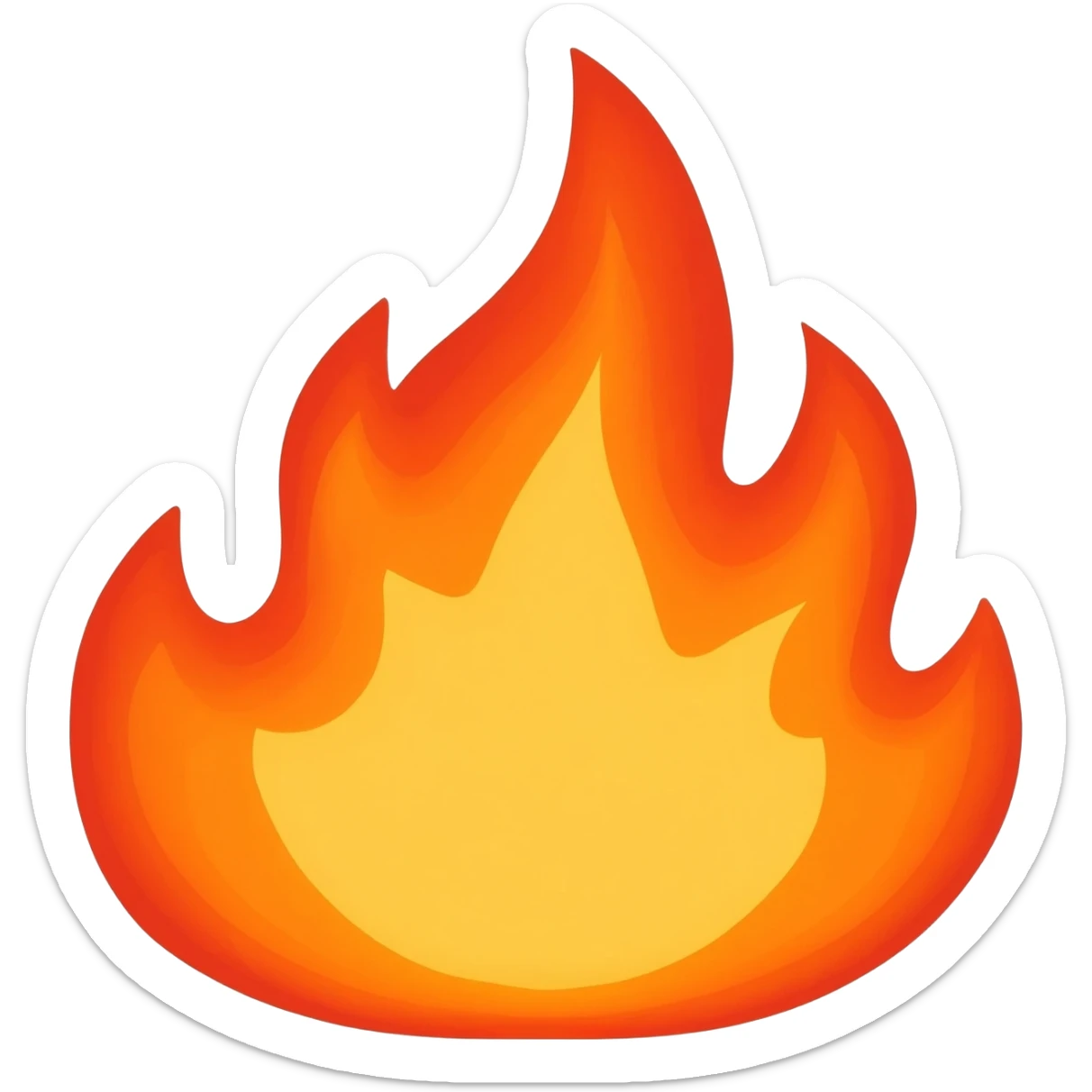 fire lightning sticker