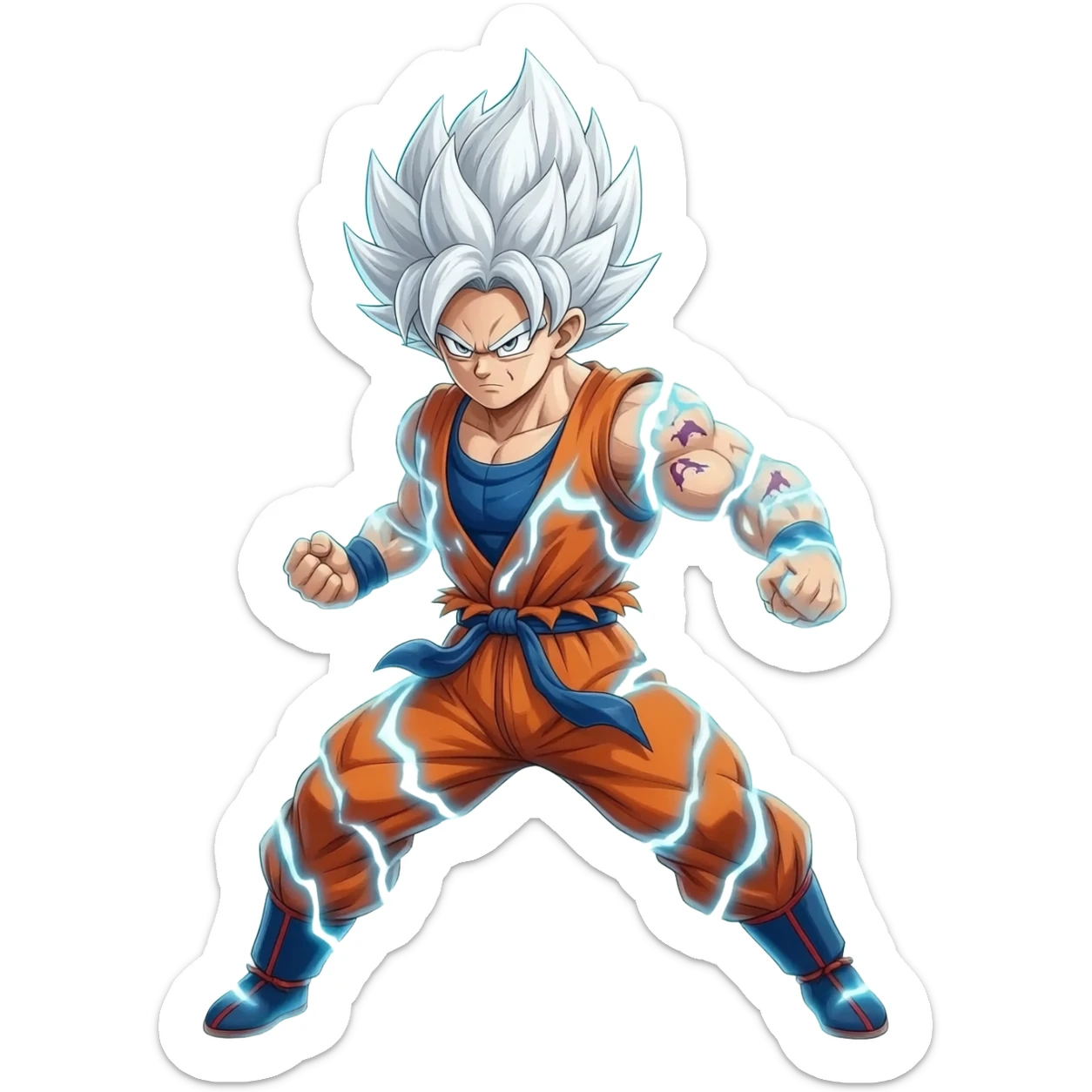 Goku ulta instinct sticker