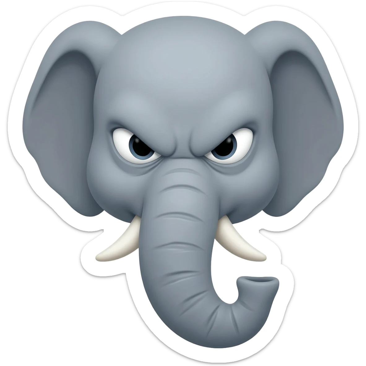 angry elephant emoji sticker