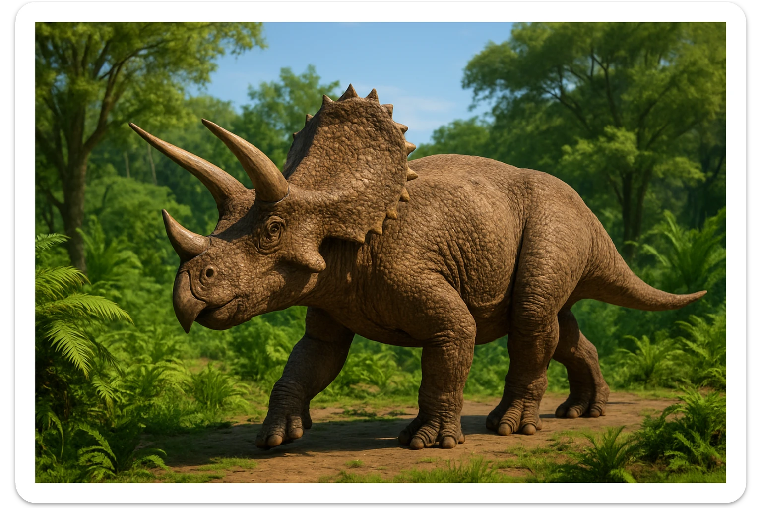 Triceratops sticker
