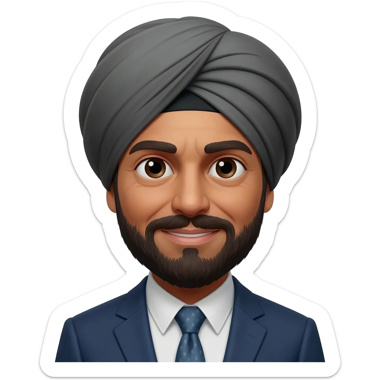 Joe Biden wearing a turban sticker