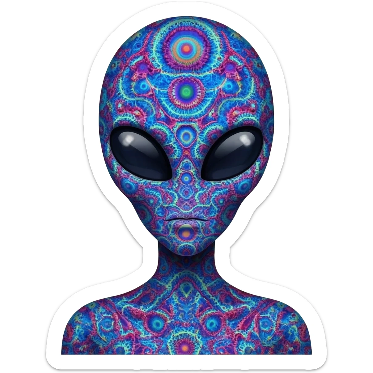 Dmt alien sticker
