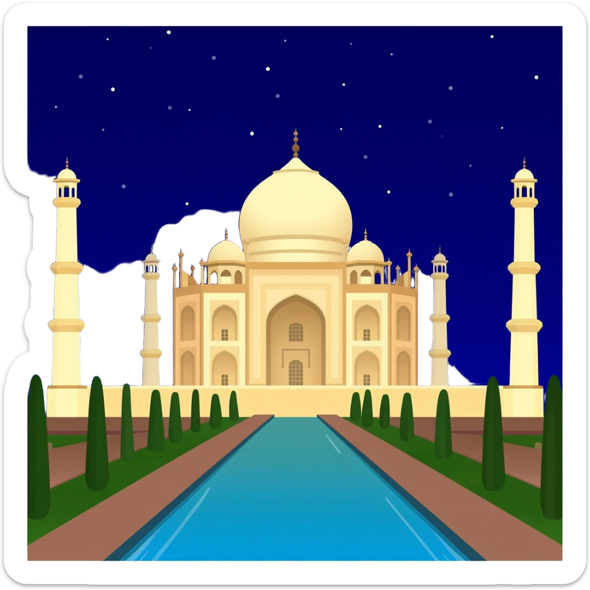 Taj Mahal sticker