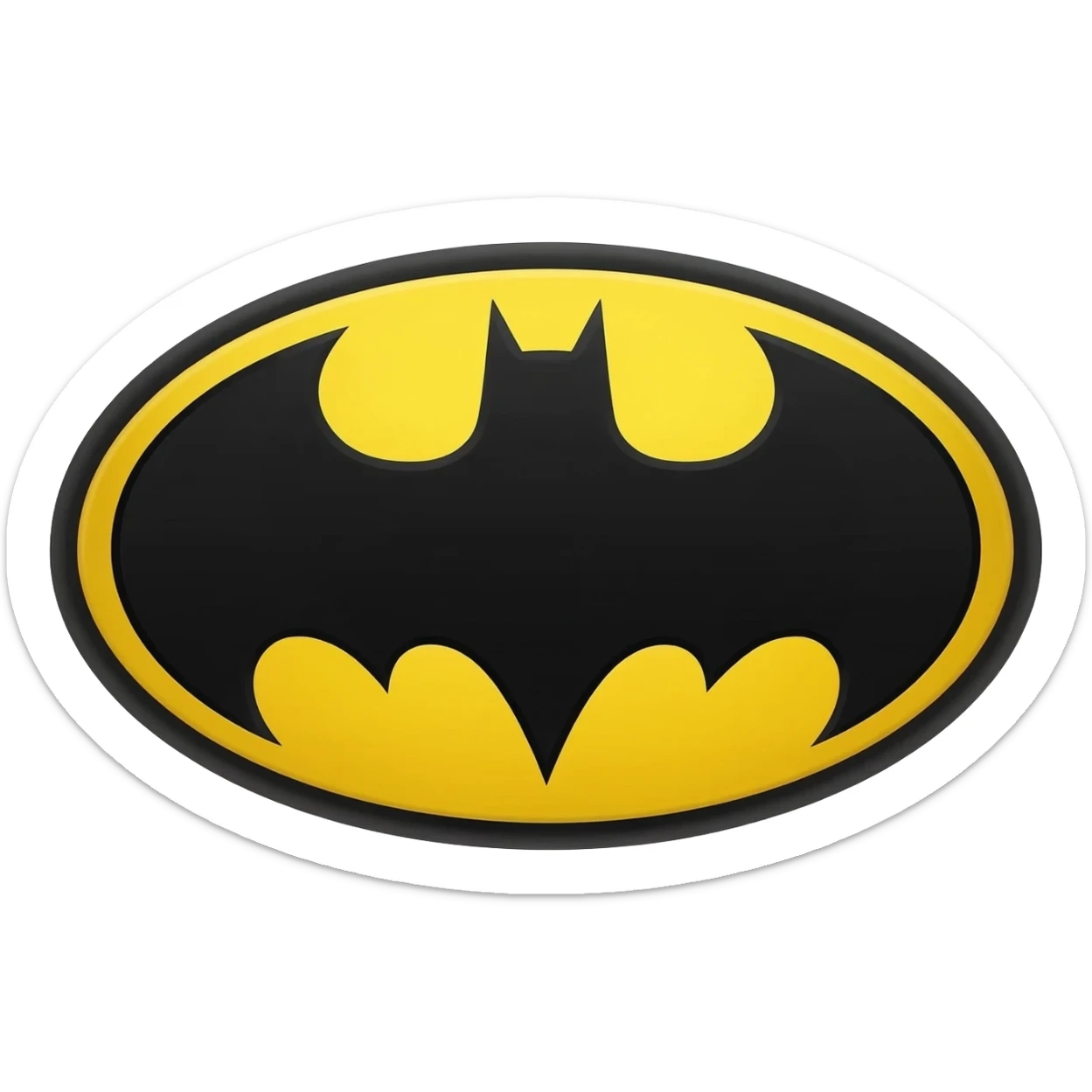 Batman logo sticker