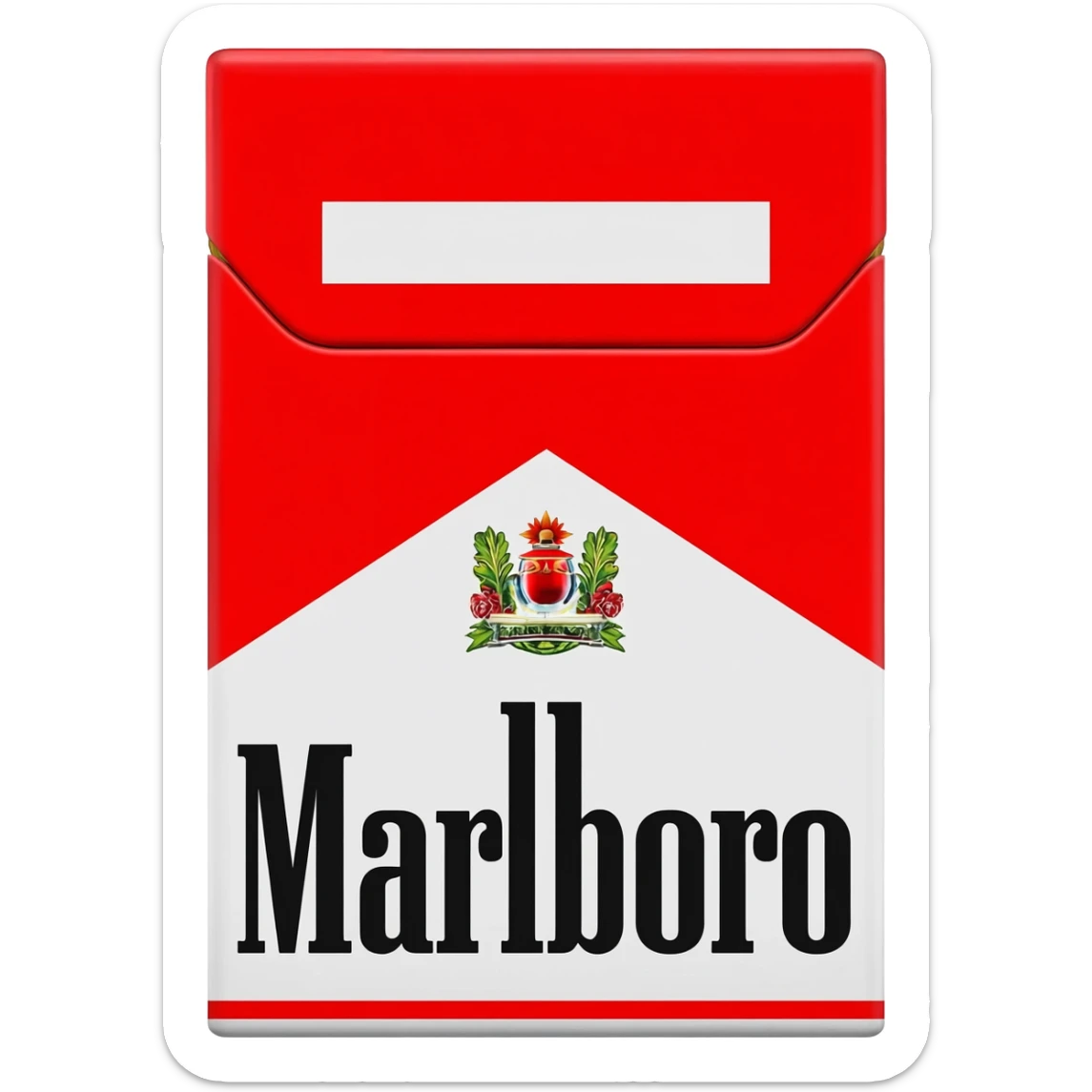 marlboro red cigarettes pack sticker