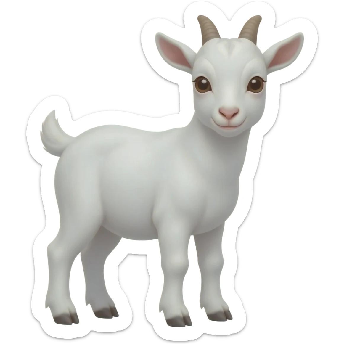 Baby goat sticker