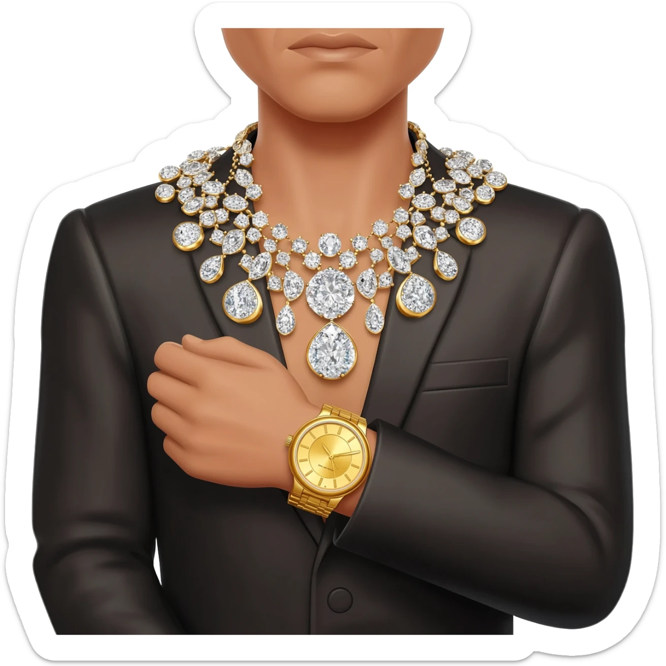 The display of wealth sticker