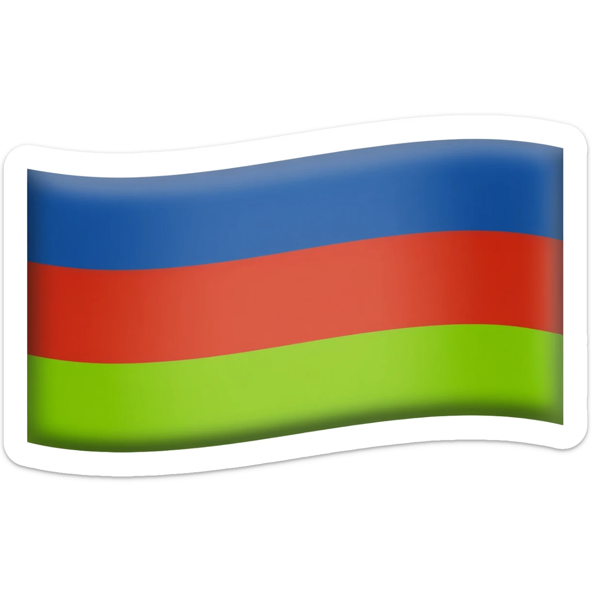 Çerkez bayrağı sticker