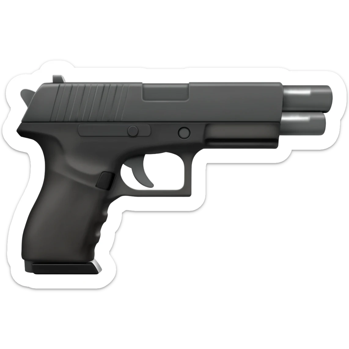 Pistol emoji sticker