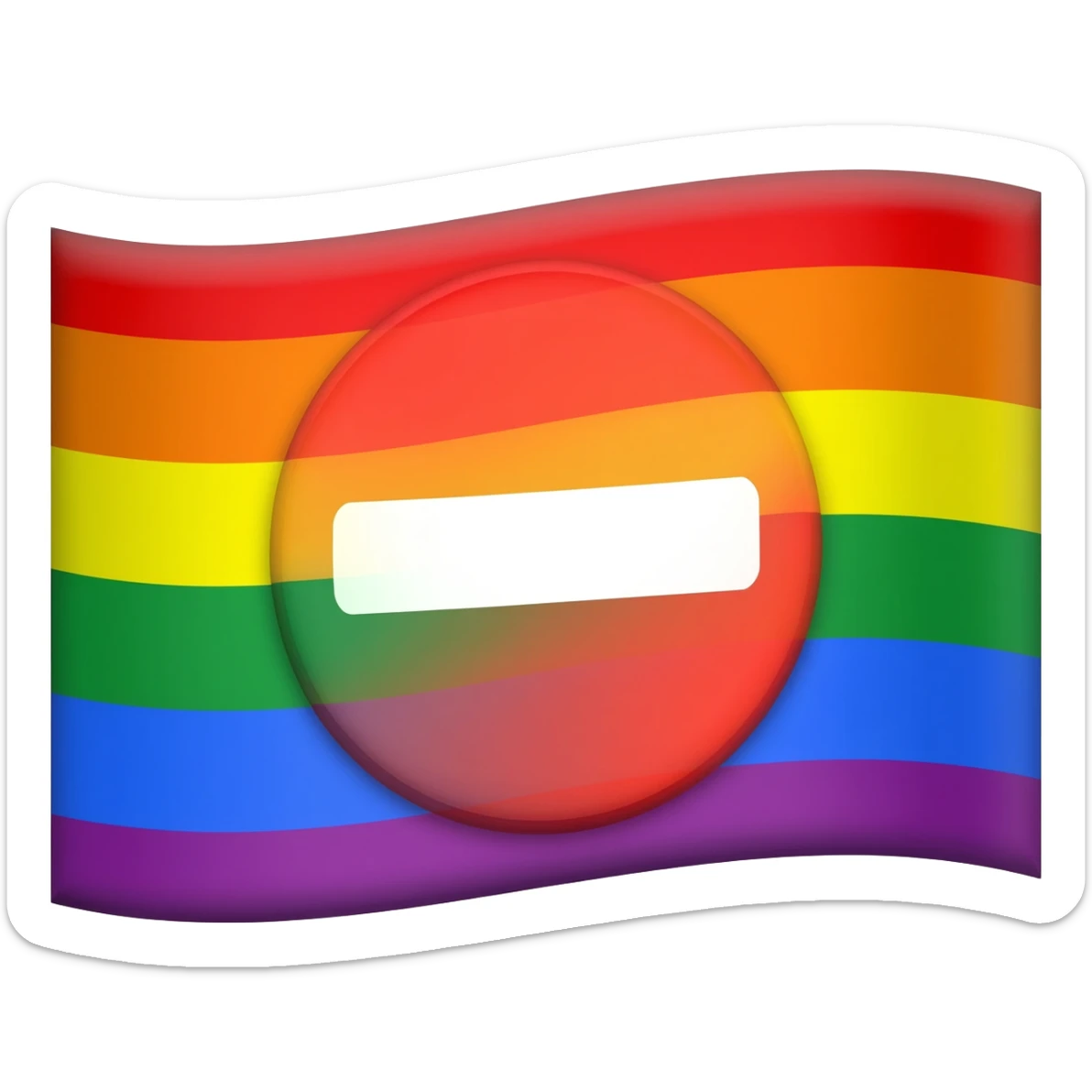 fuse those emoji🏳️‍🌈🚫 sticker