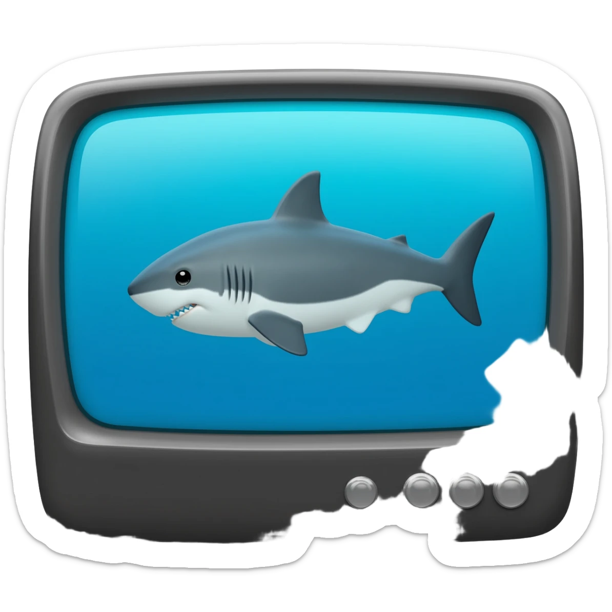 Shark tv sticker