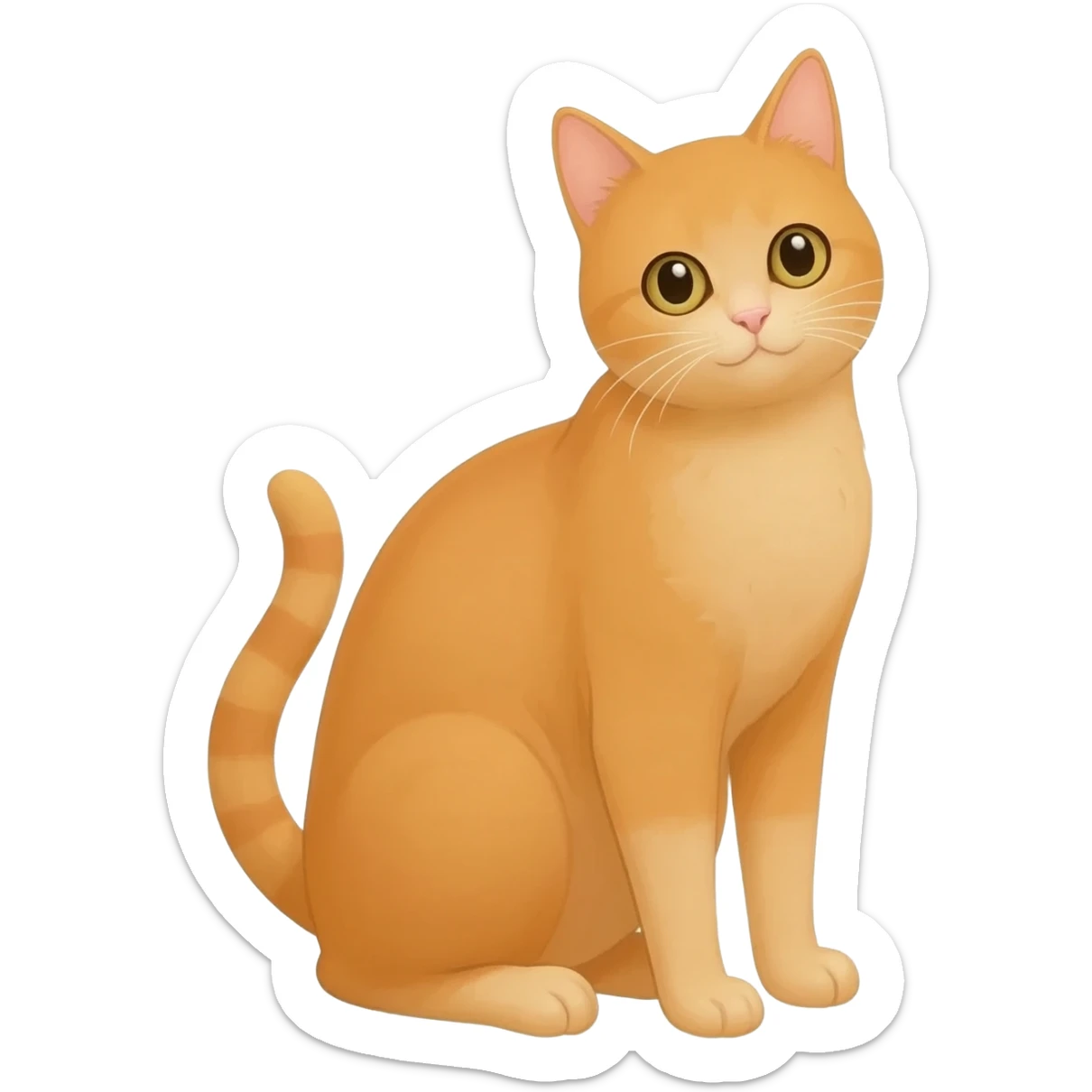 Ginger cat sticker