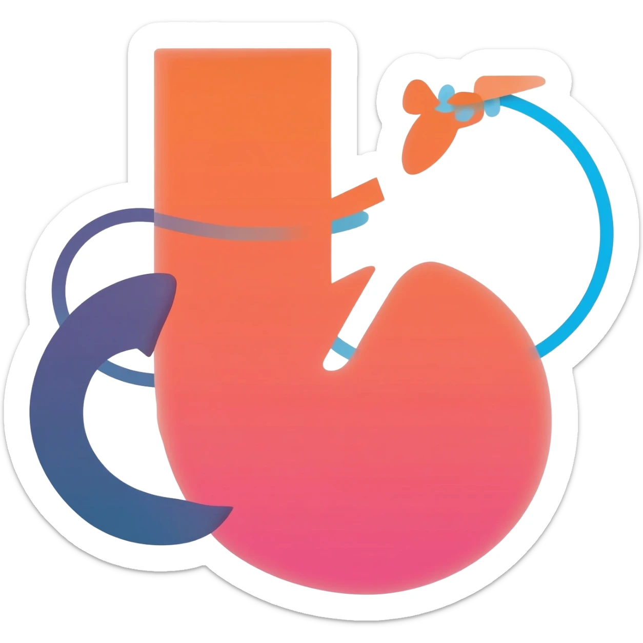 Emoji de bsc sticker