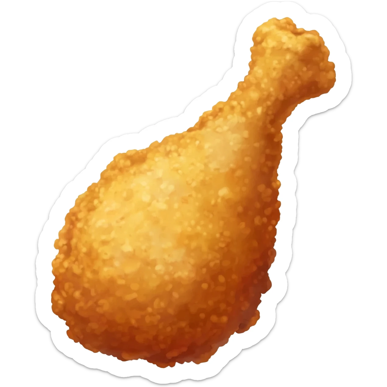 fried chicken leg sticker
