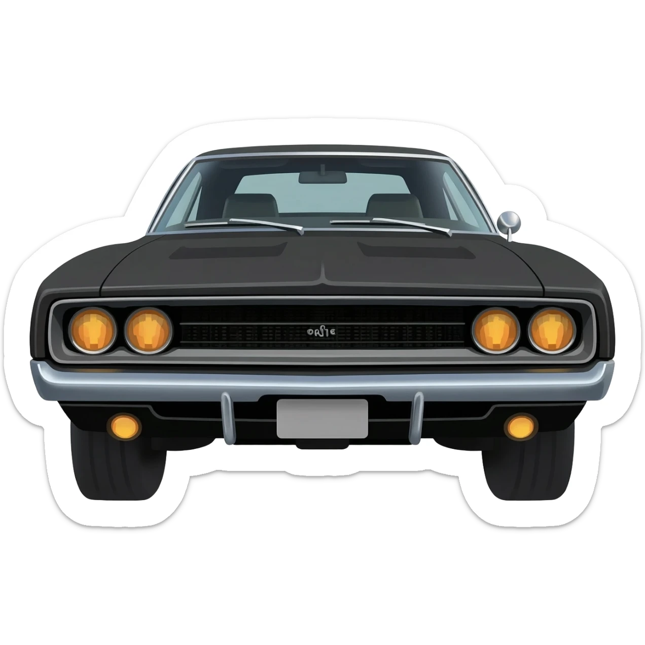 Dodge charger 70 sticker
