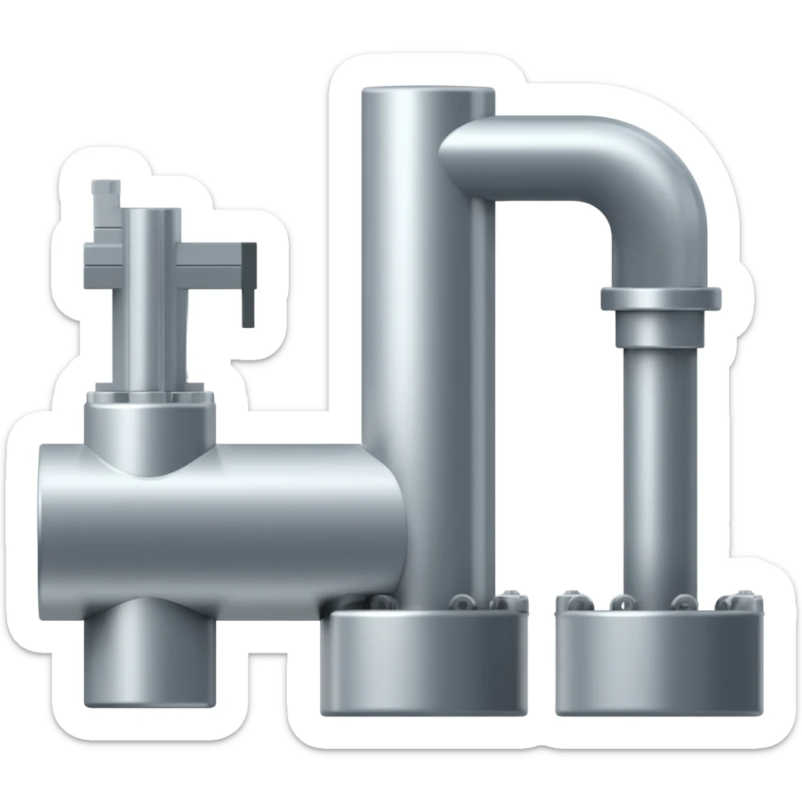 automation black and white sticker