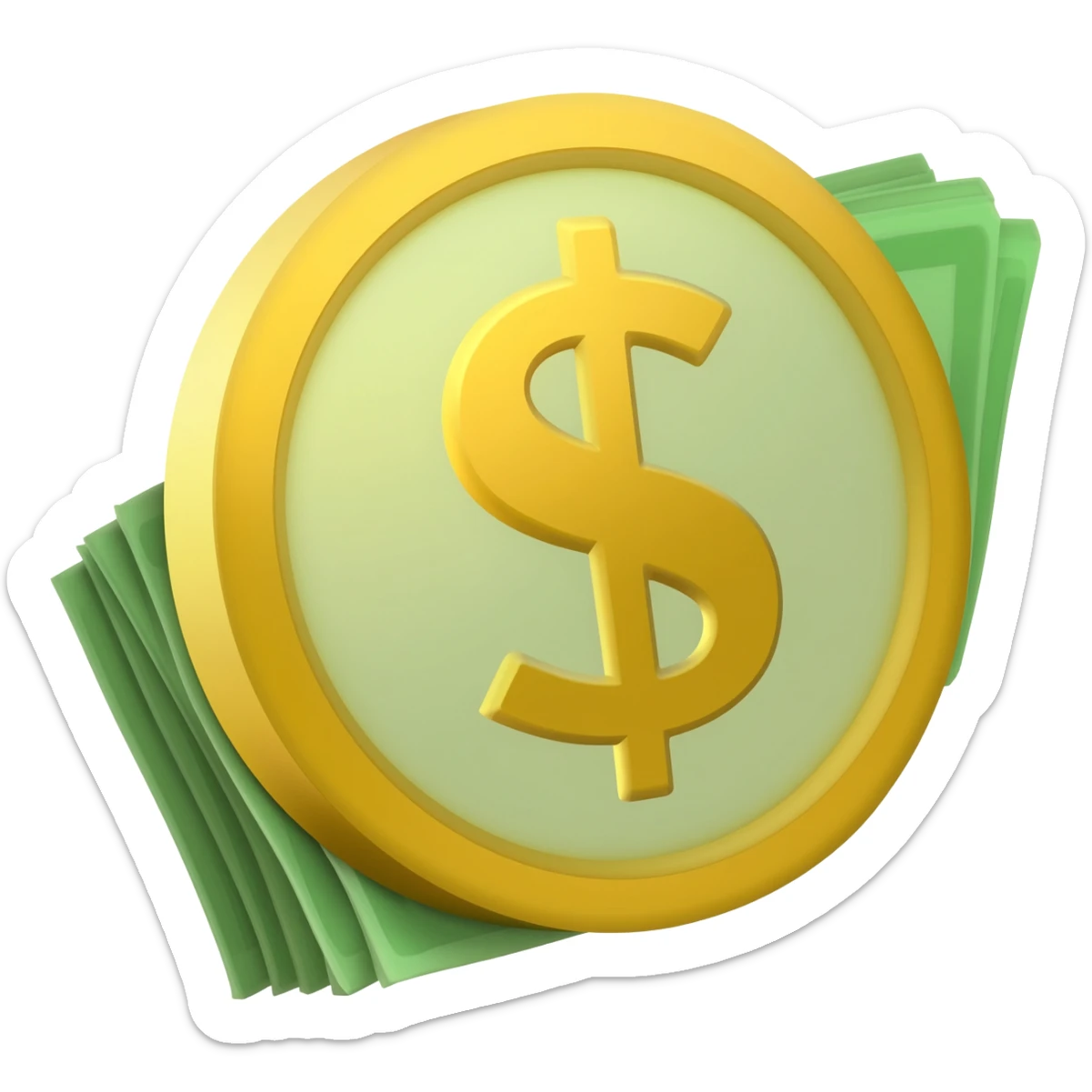 ganar dinero sticker