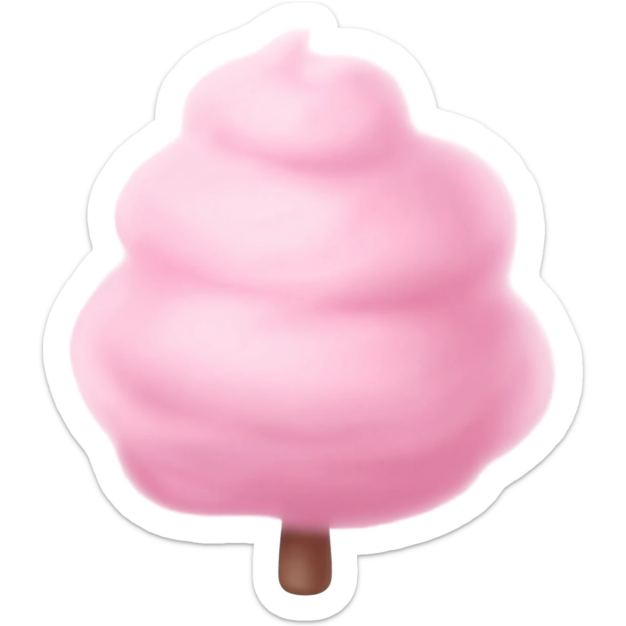 Cotton candy sticker