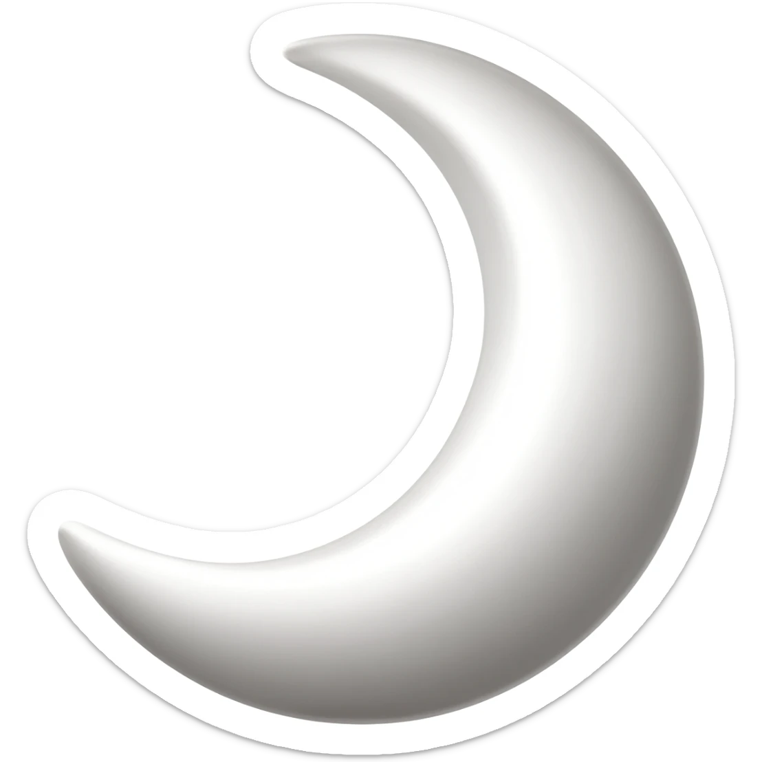 Luna Creciente sticker
