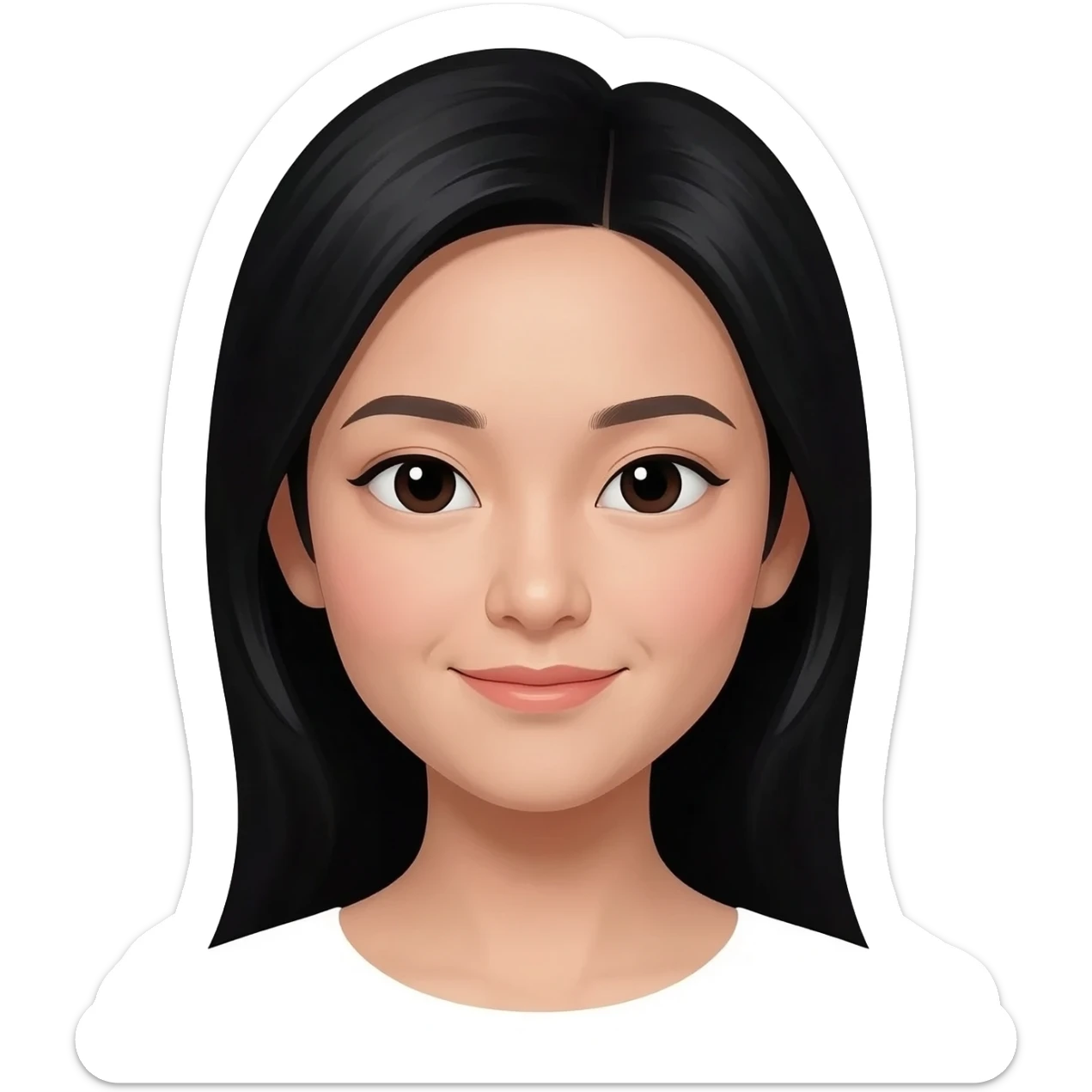 chinese female sticker