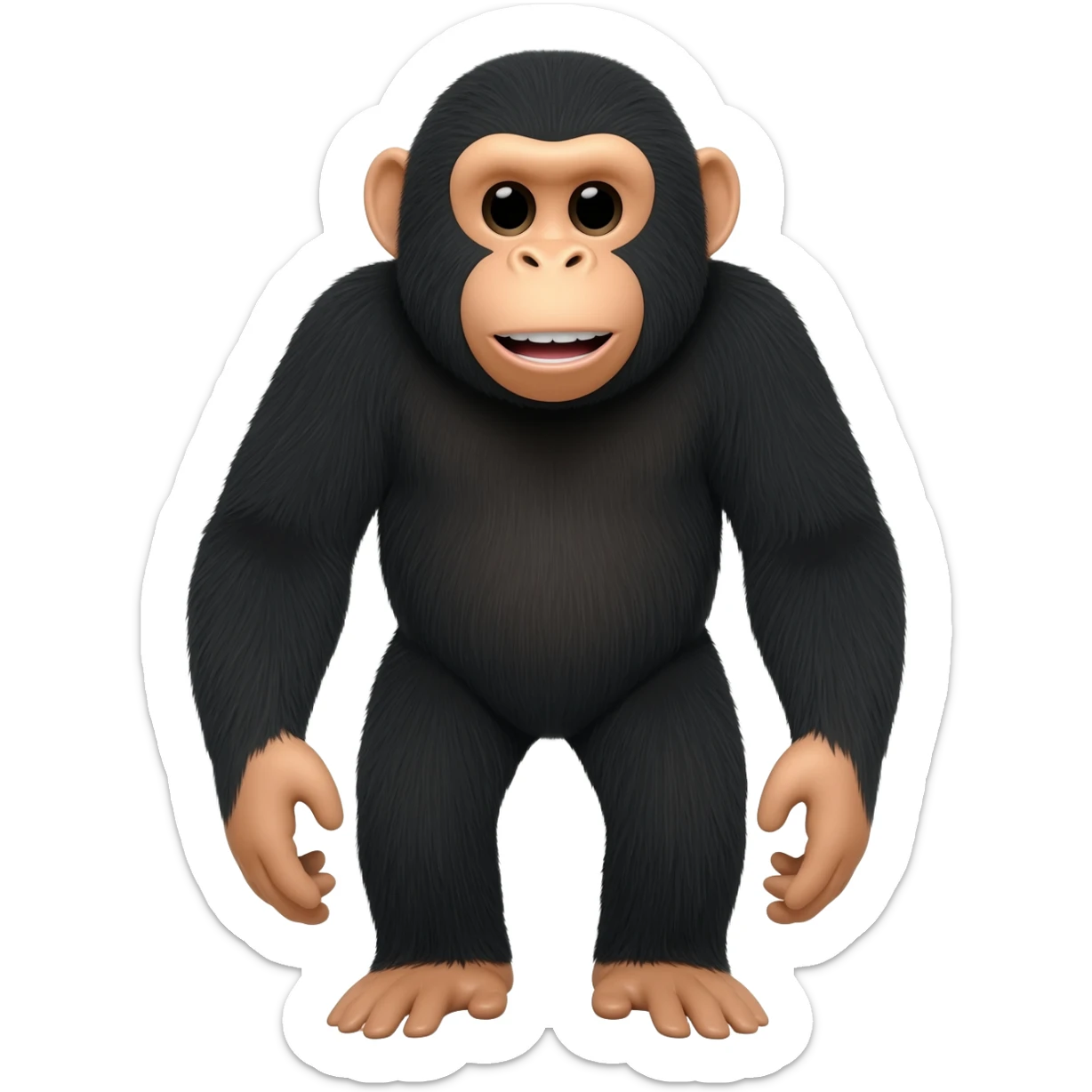 Chimpanzee sticker
