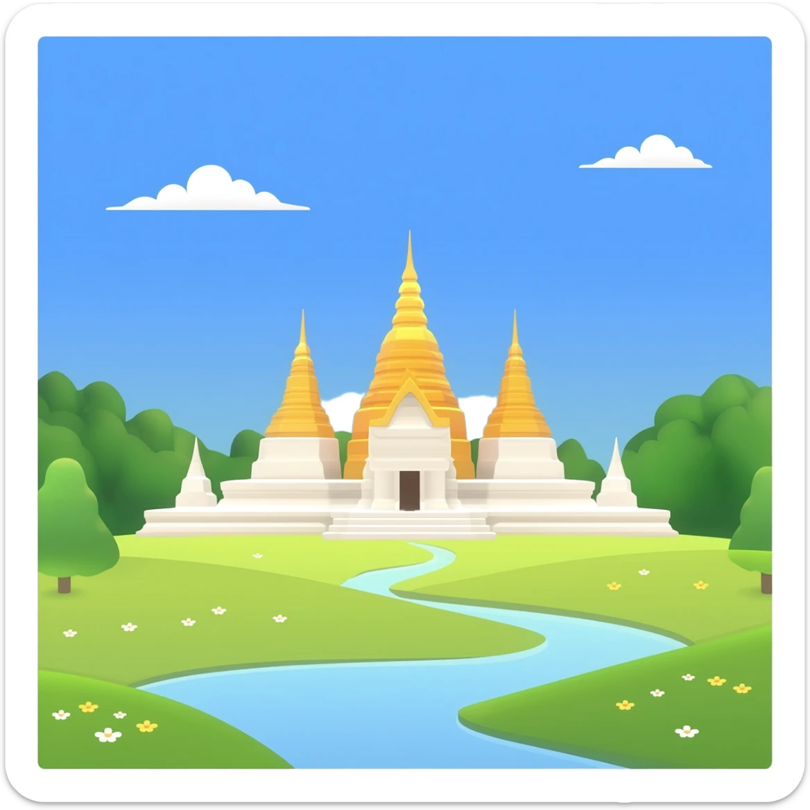 Temple kouxor sticker