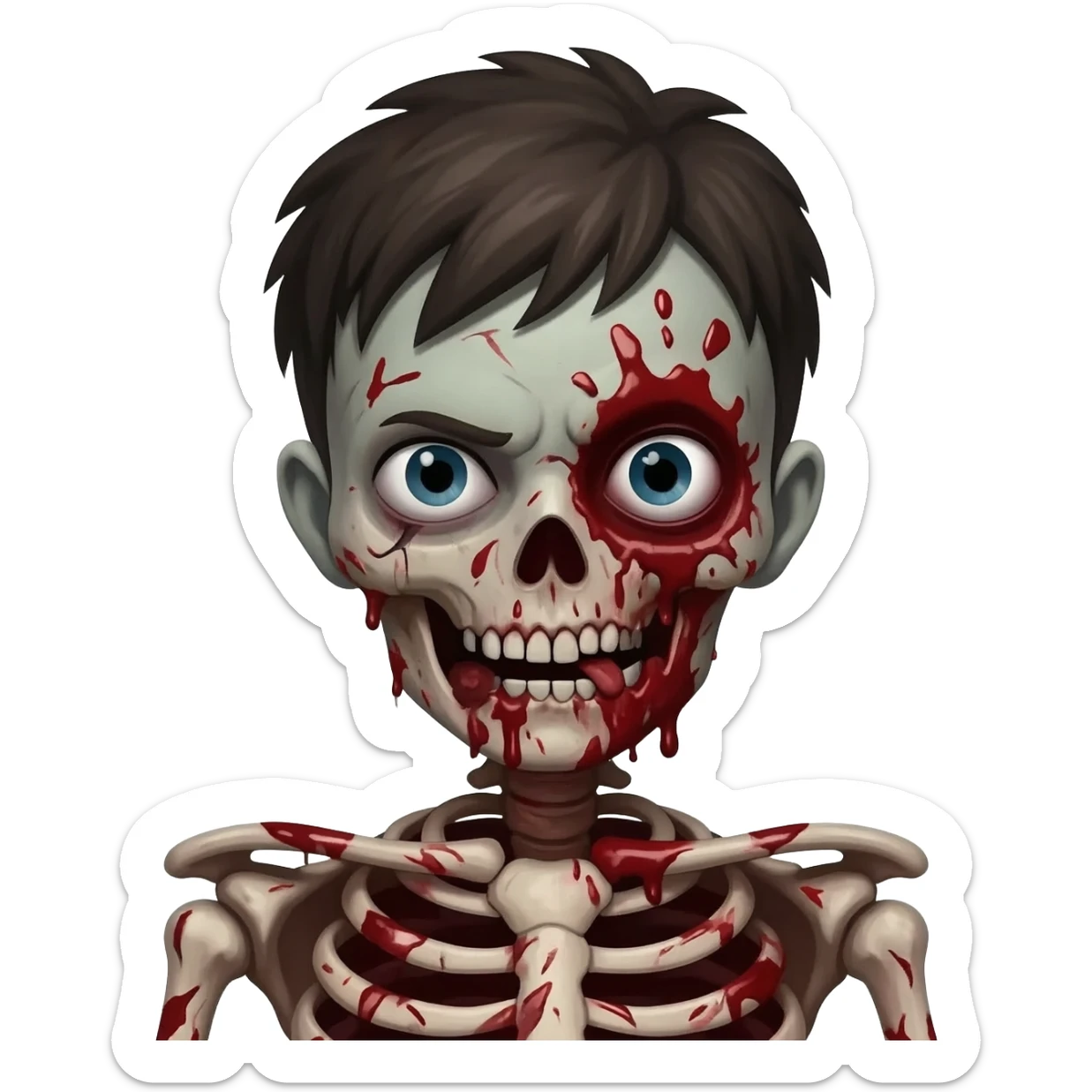 Zombie  bloody sticker
