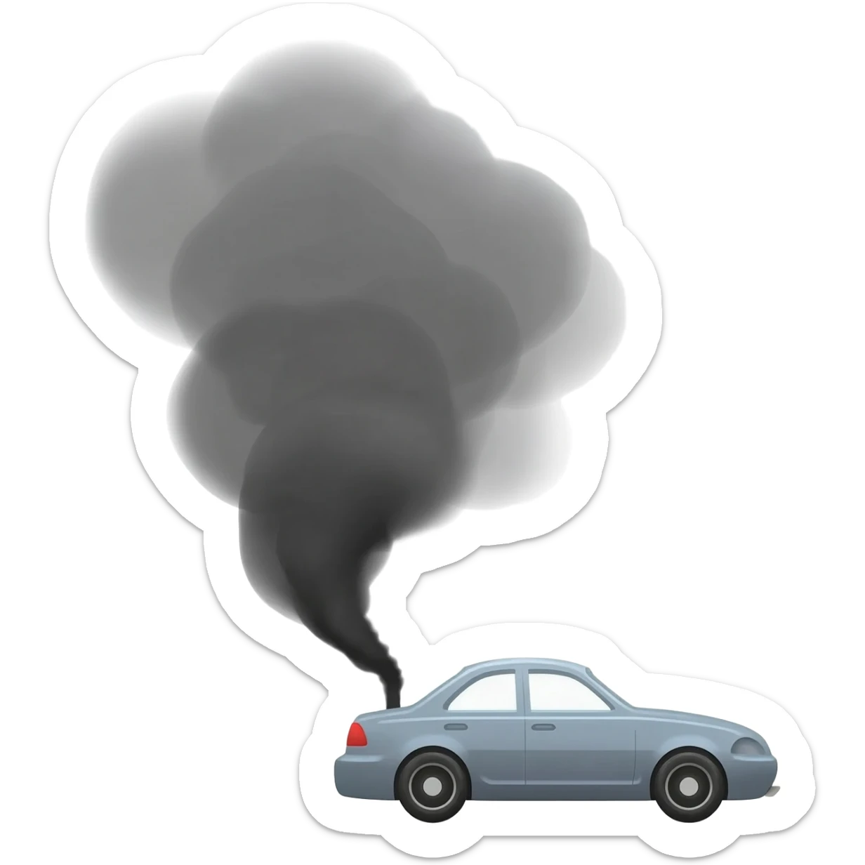 car pollution sticker