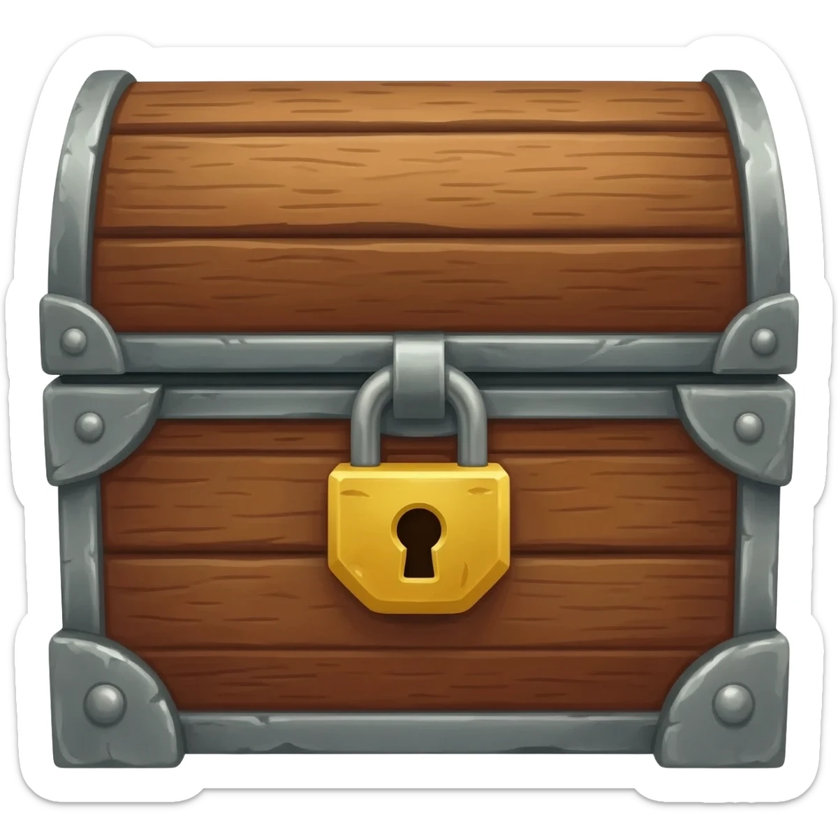 Treasure chest sticker