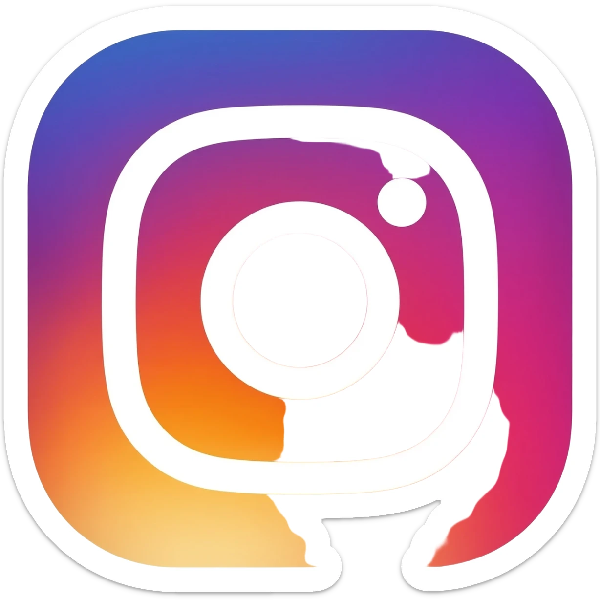 Instagram icon sticker
