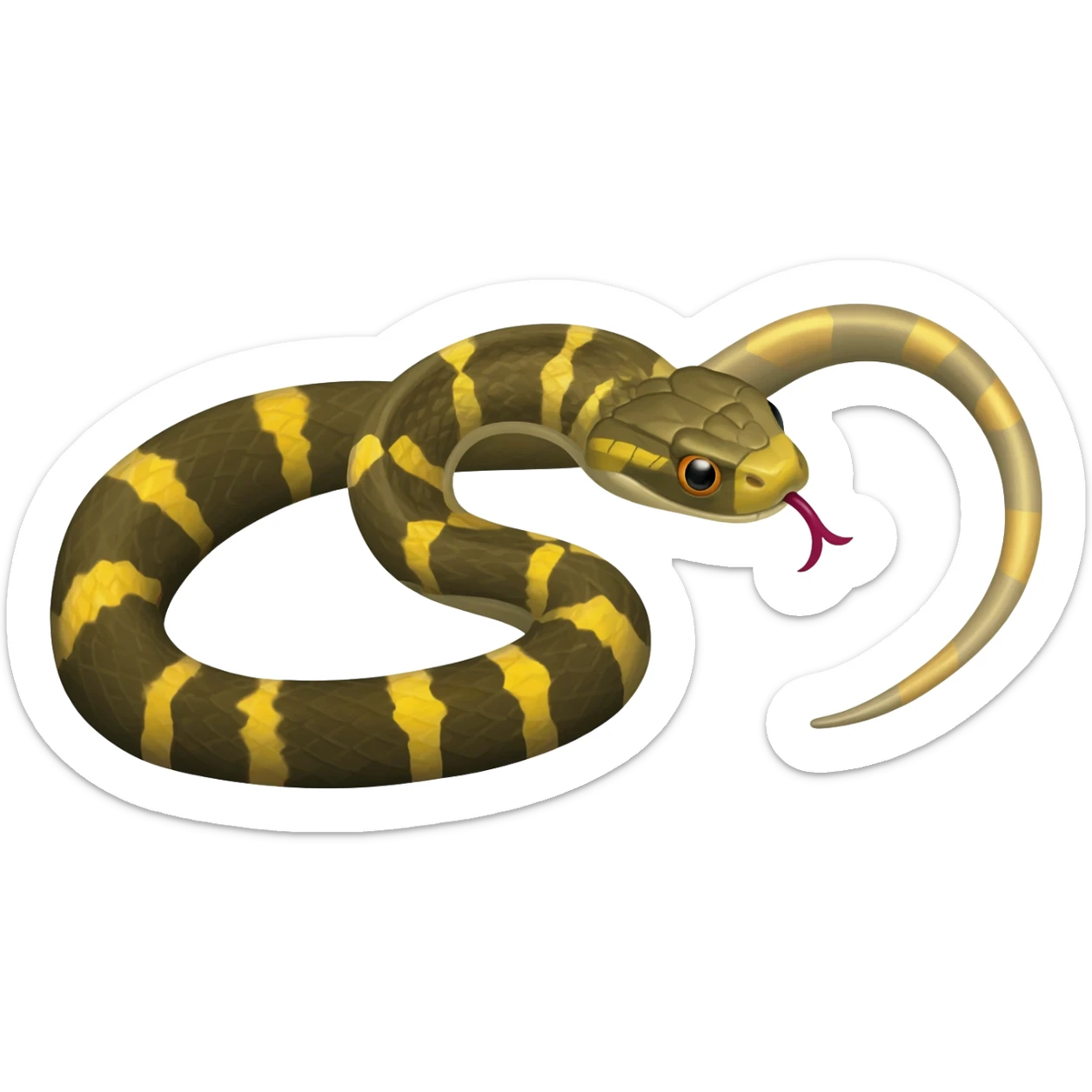 Rattle snake sticker