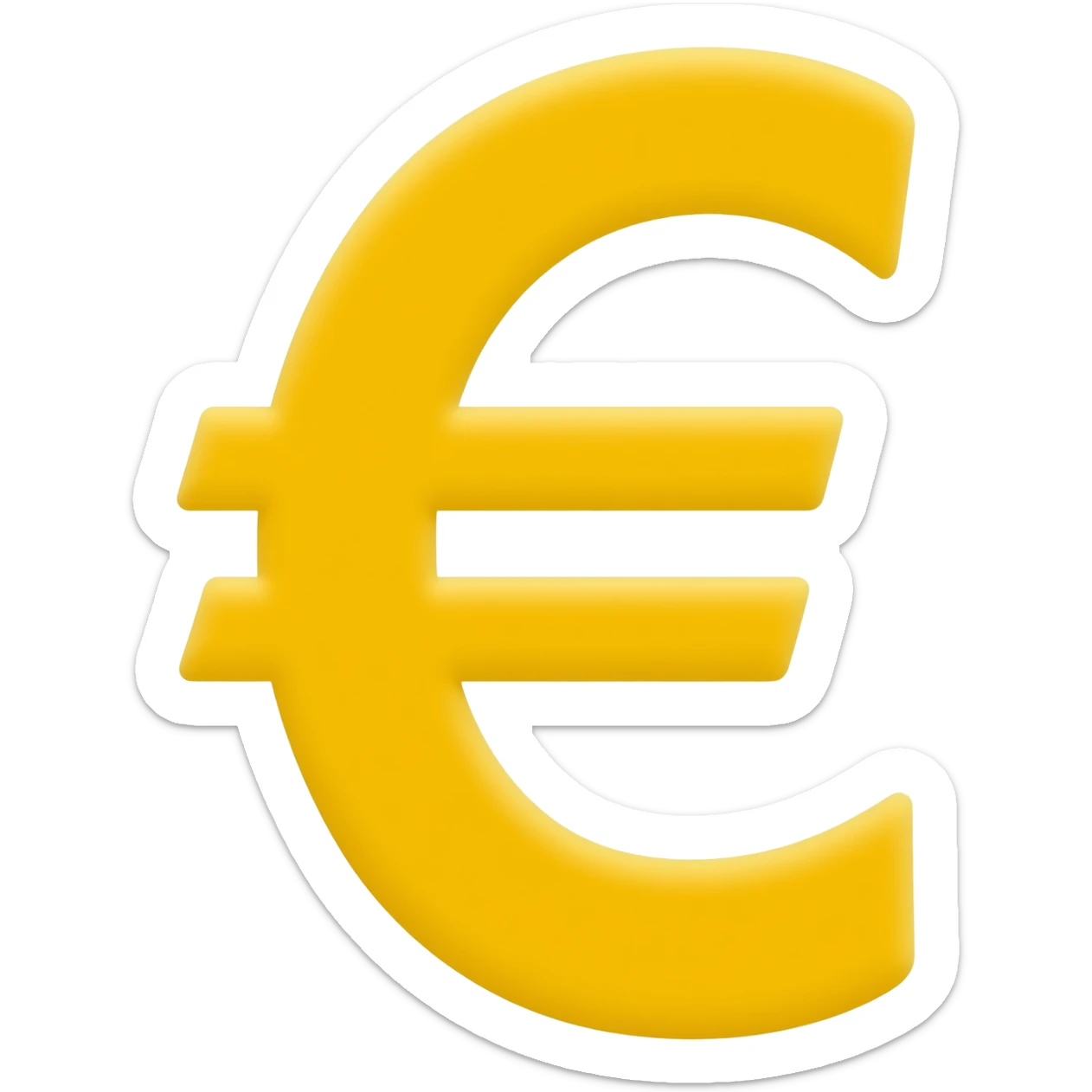 Euro € Sign sticker