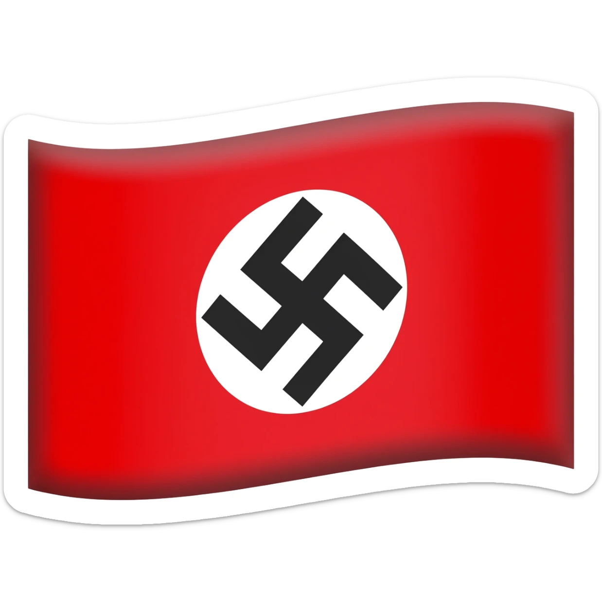 Nazi flag sticker