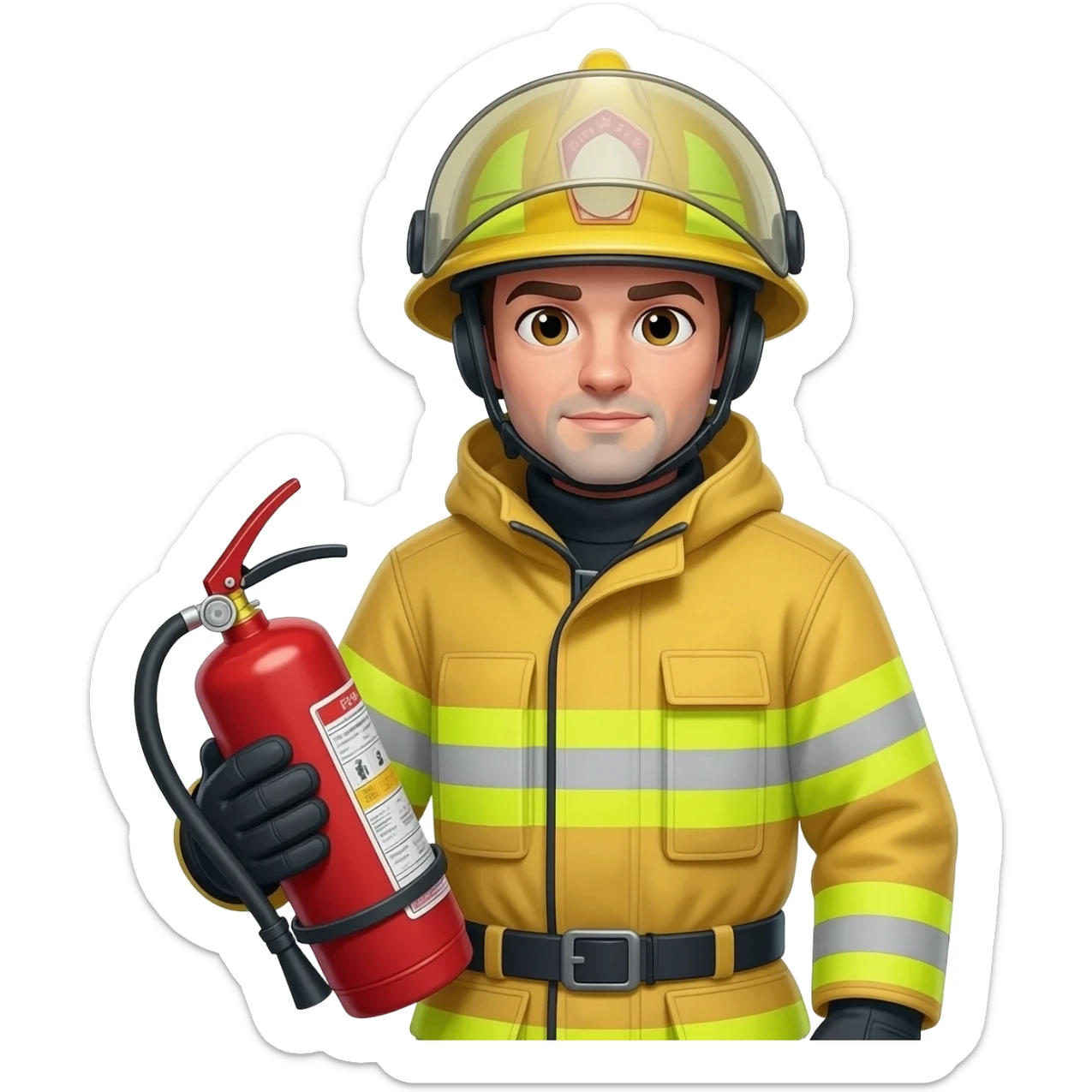 fire fighter sticker
