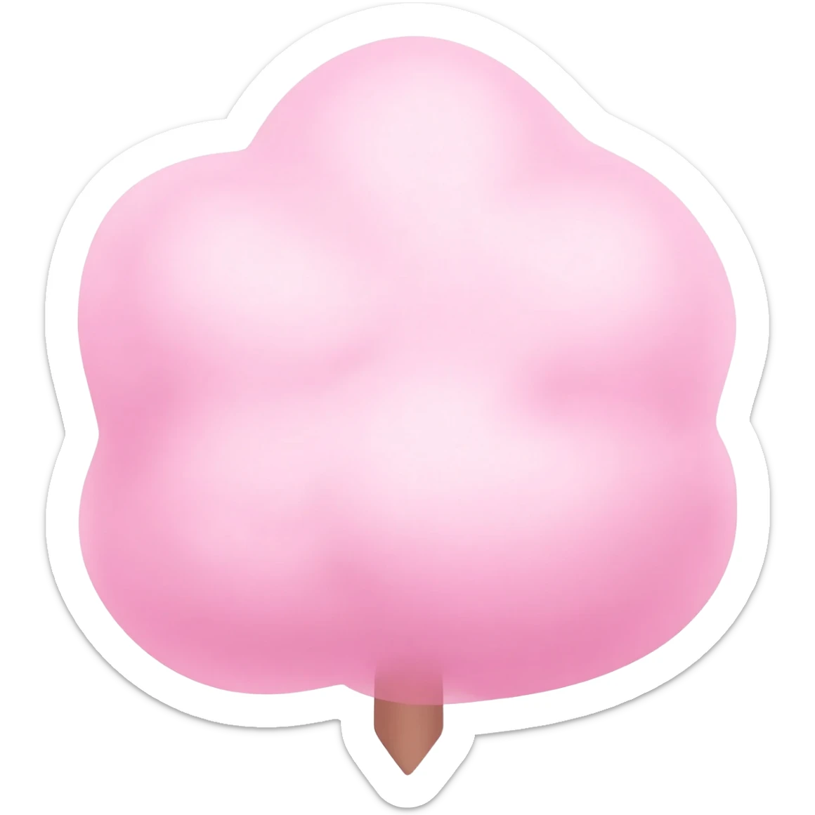 Cotton candy sticker